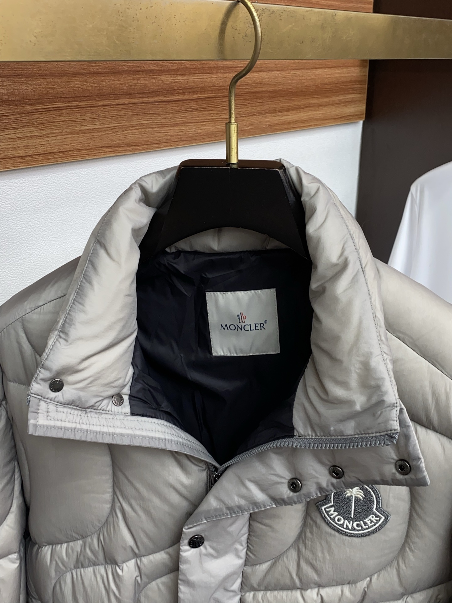 Moncler Male Down Jacket White Duck Down Hooded M-l-xl