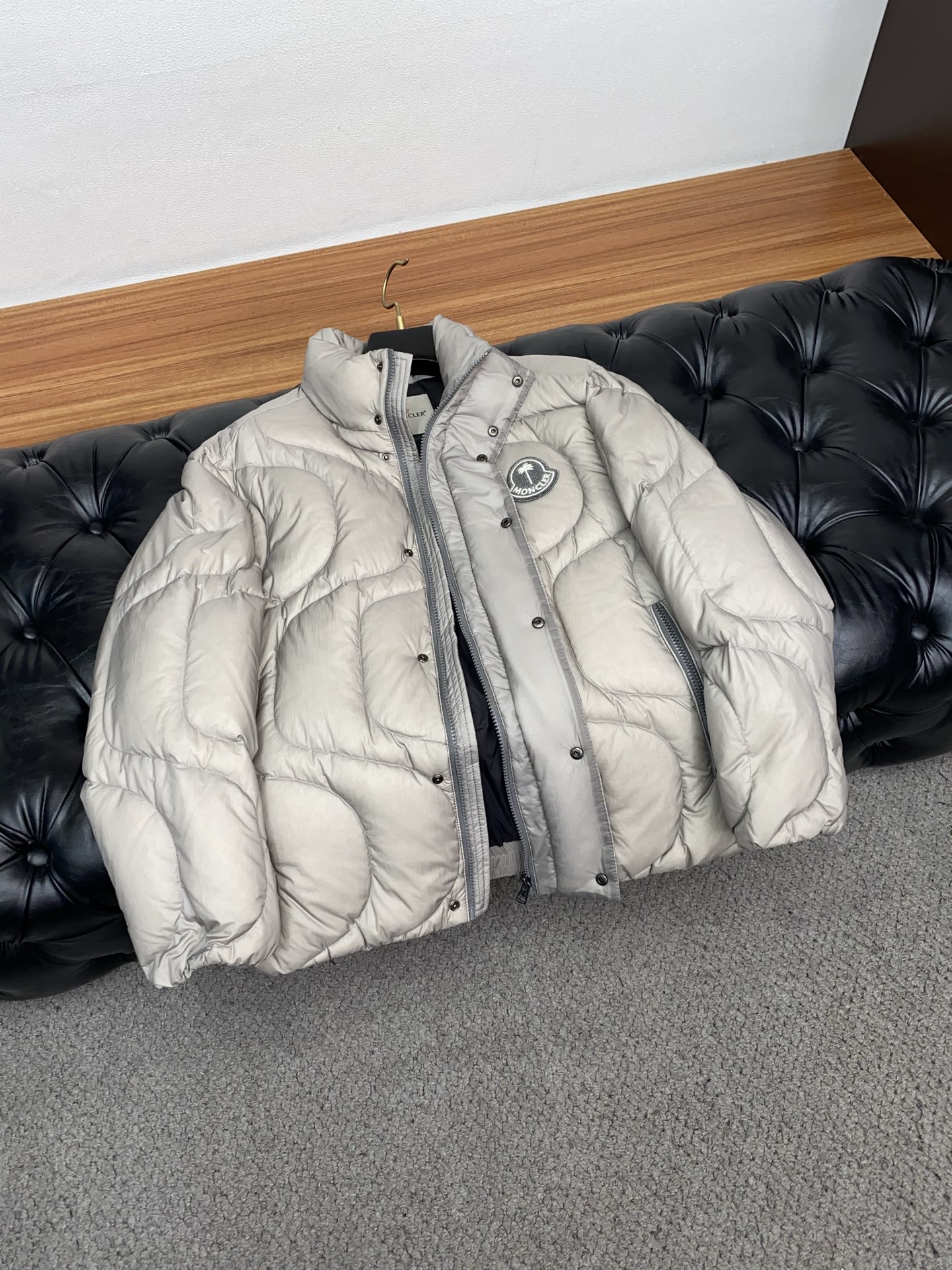 Moncler Male Down Jacket White Duck Down Hooded M-l-xl