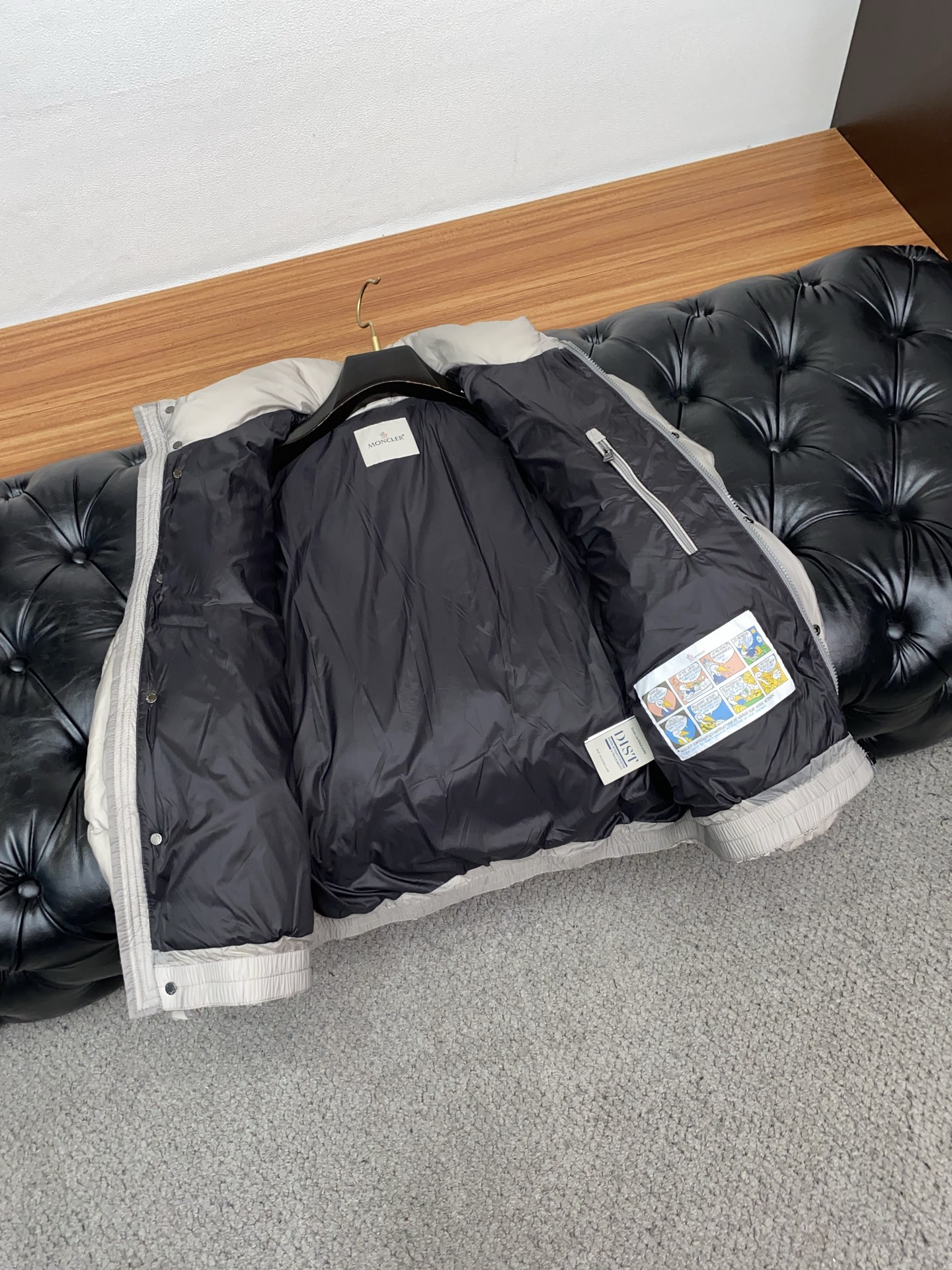 Moncler Male Down Jacket White Duck Down Hooded M-l-xl