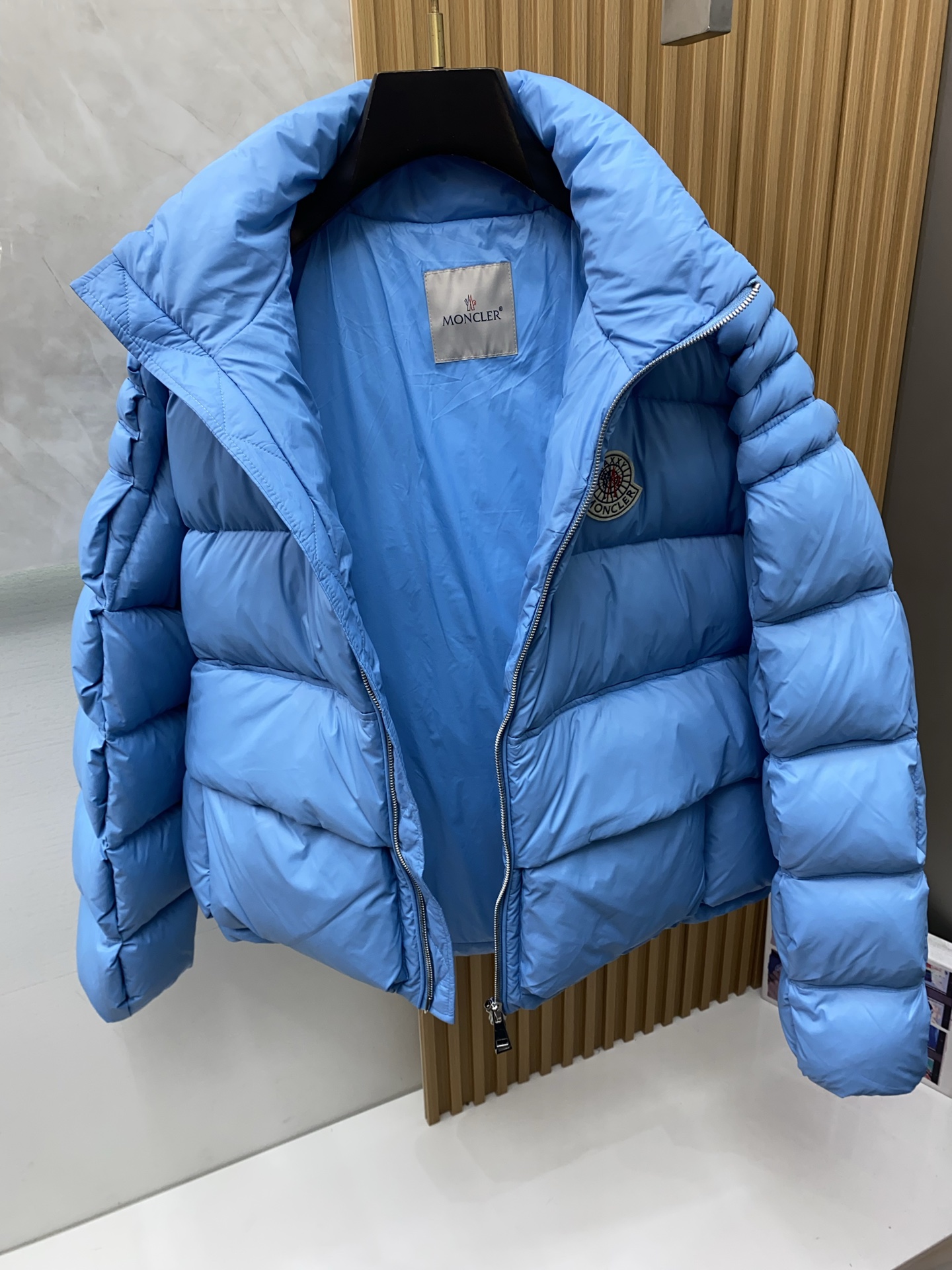 Moncler Male Down Jacket White Duck Down Hooded M-l-xl
