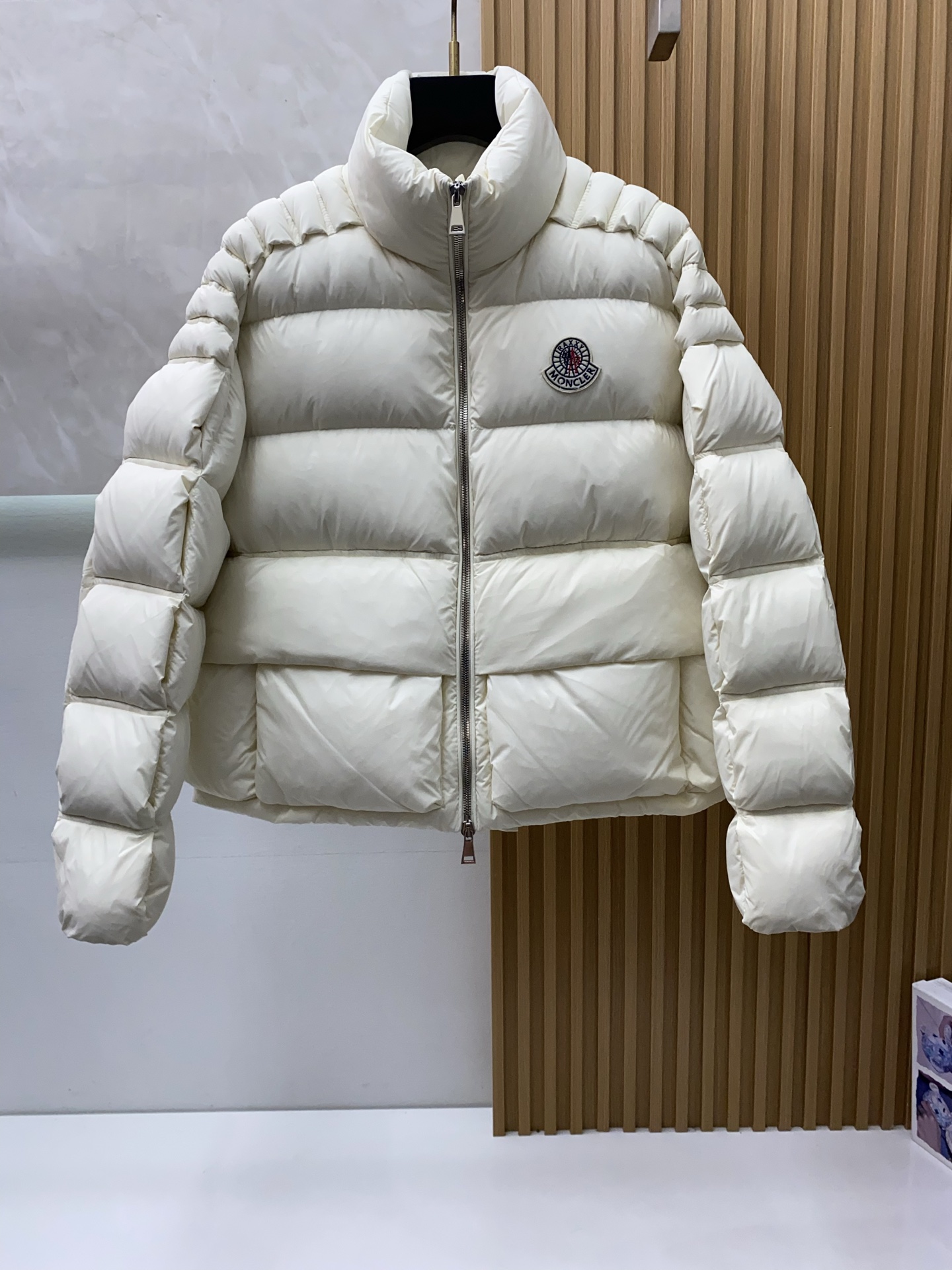 Moncler Male Down Jacket White Duck Down Hooded M-l-xl