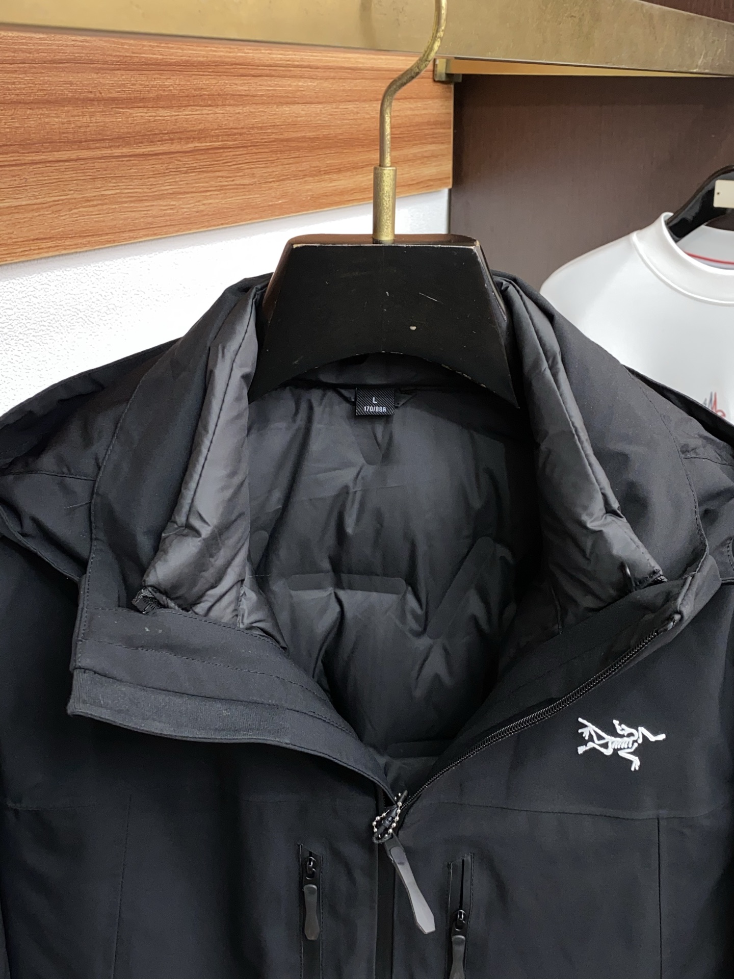 Arcteryx Male Down Jacket White Duck Down Hooded S-l-xl