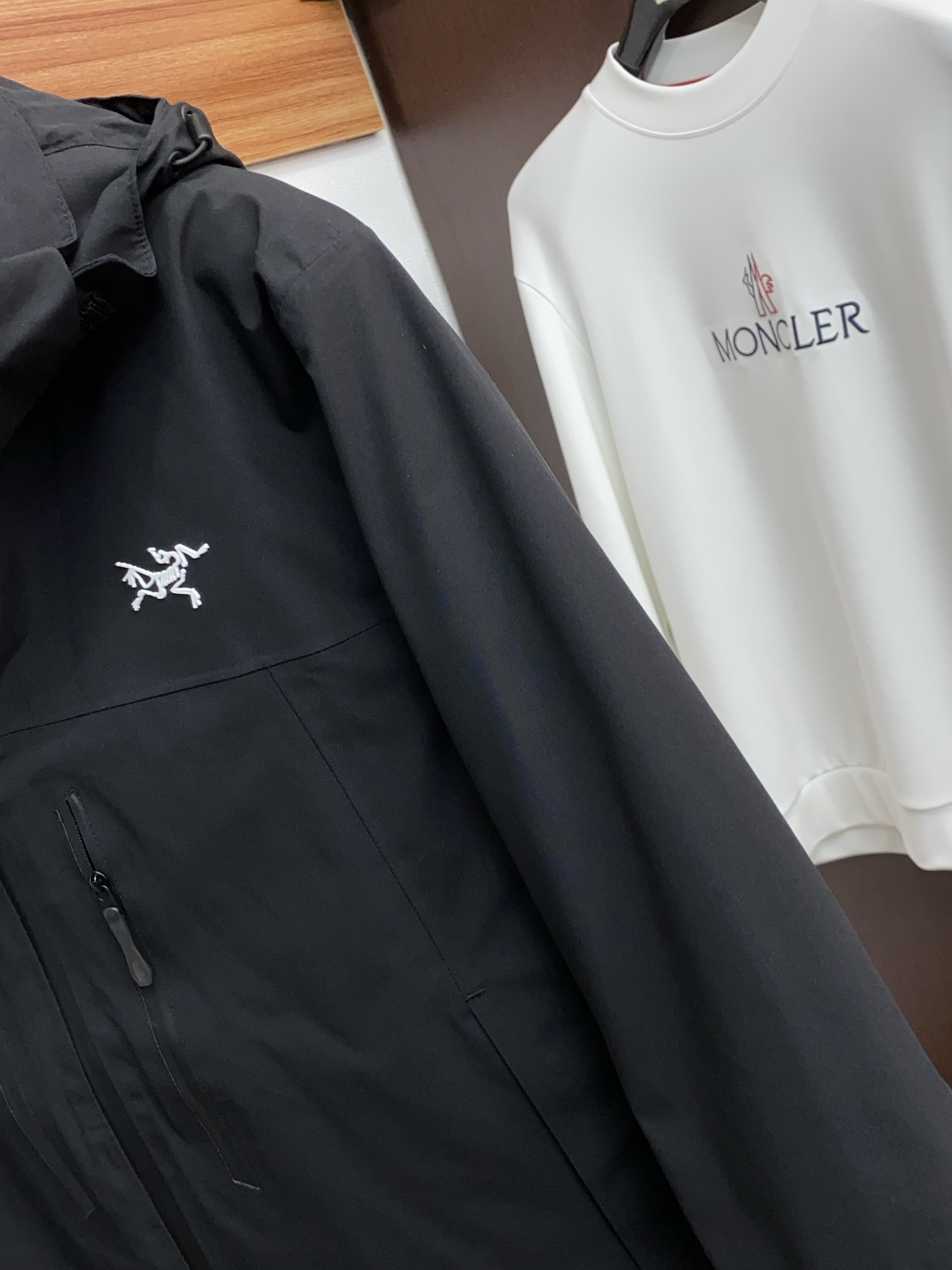 Arcteryx Male Down Jacket White Duck Down Hooded S-l-xl