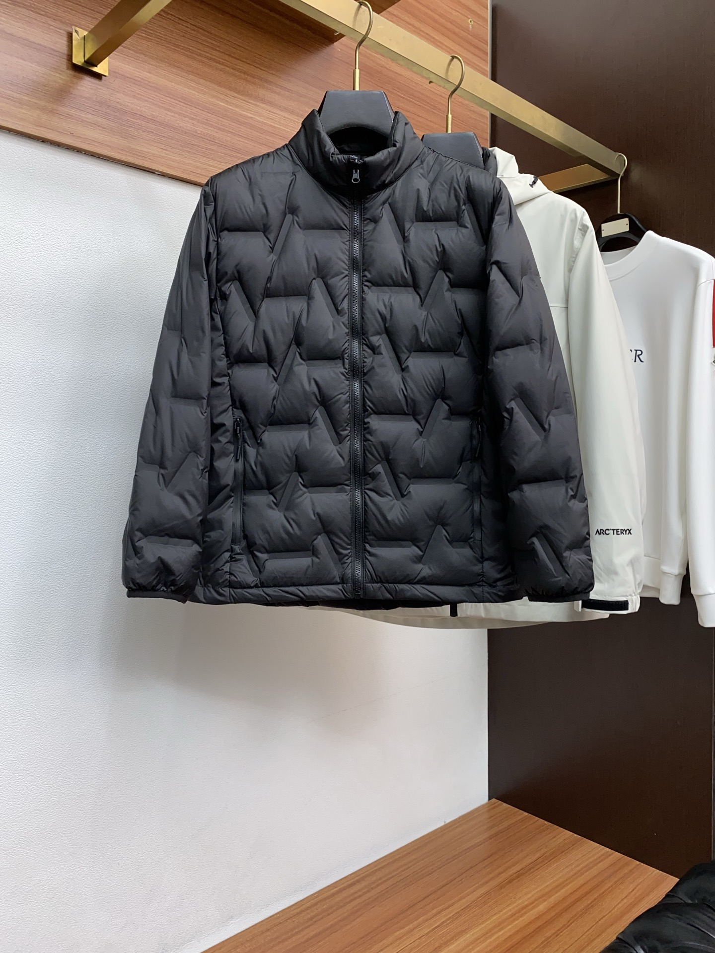 Arcteryx Male Down Jacket White Duck Down Hooded S-l-xl