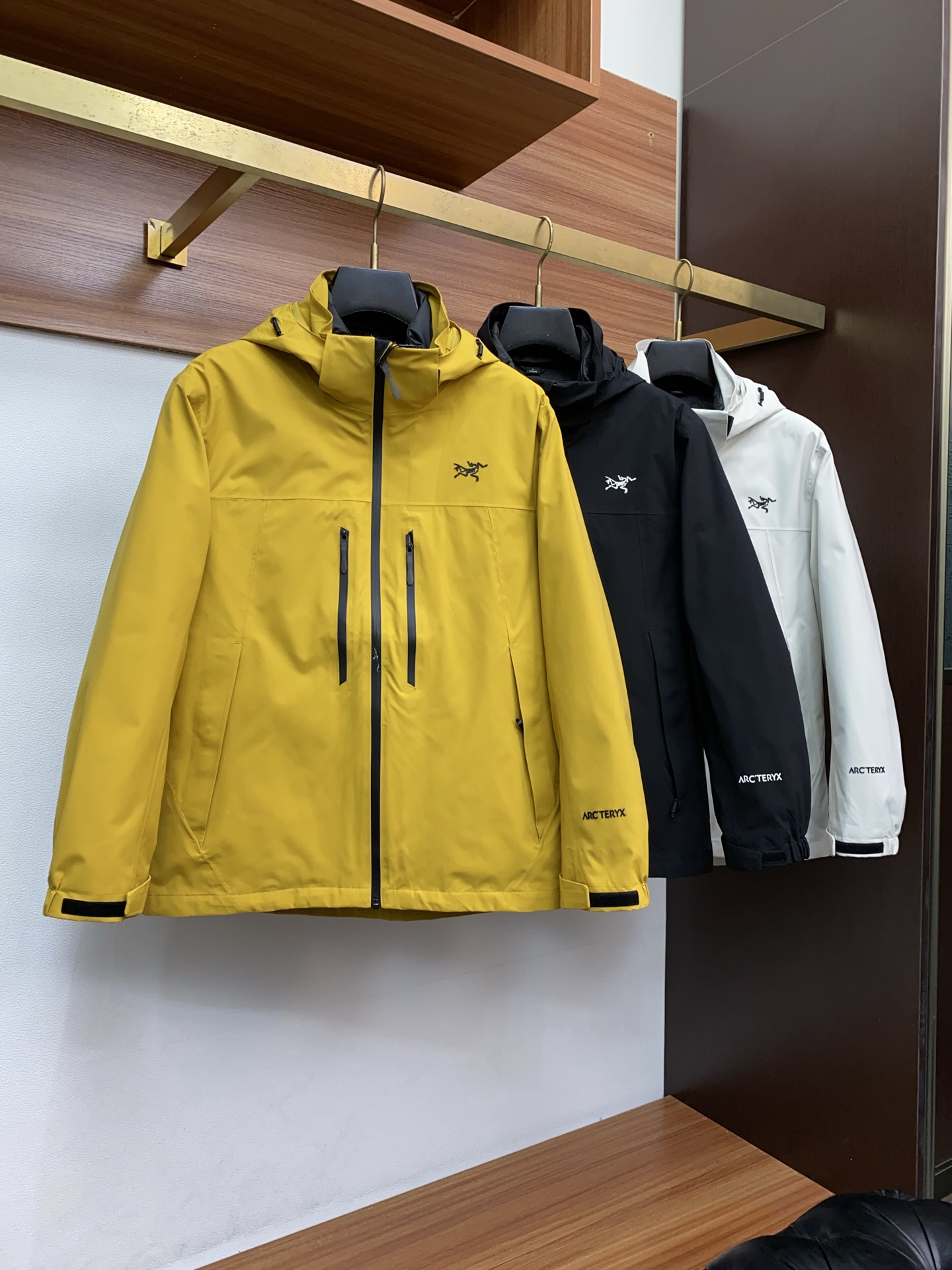 Arcteryx Male Down Jacket White Duck Down Hooded S-l-xl