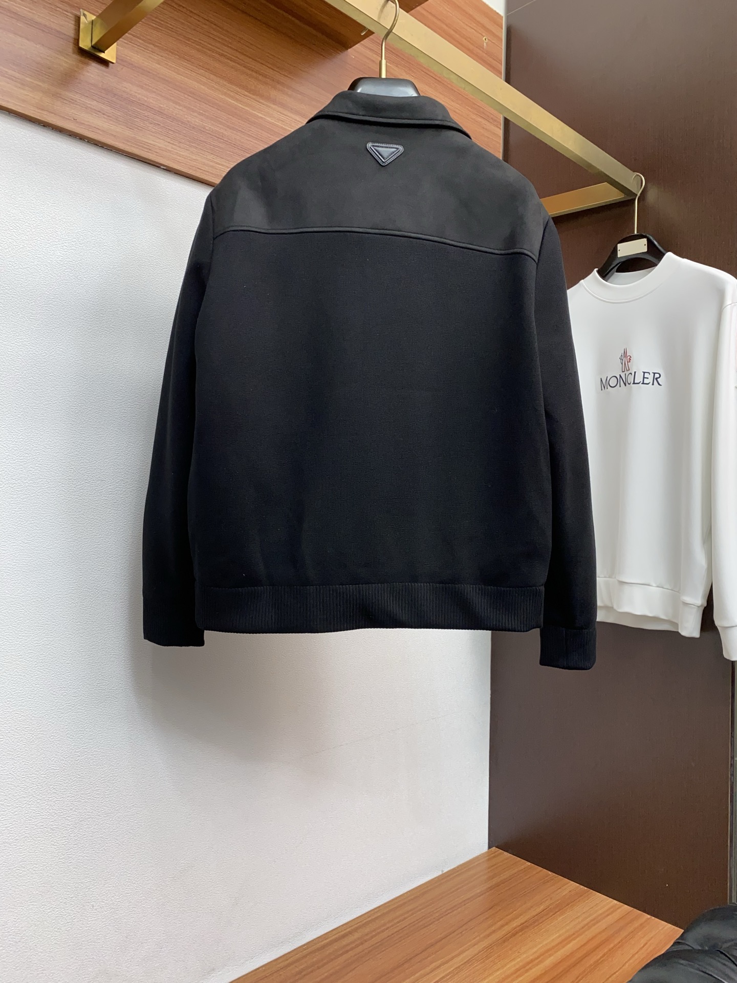 Prada Male Down Jacket White Duck Down Hooded M-l-xl