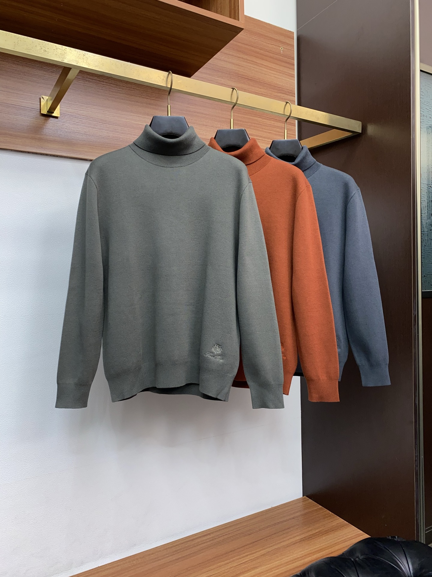 Loro Piana Male Basic Clothing Wool M-l-xl