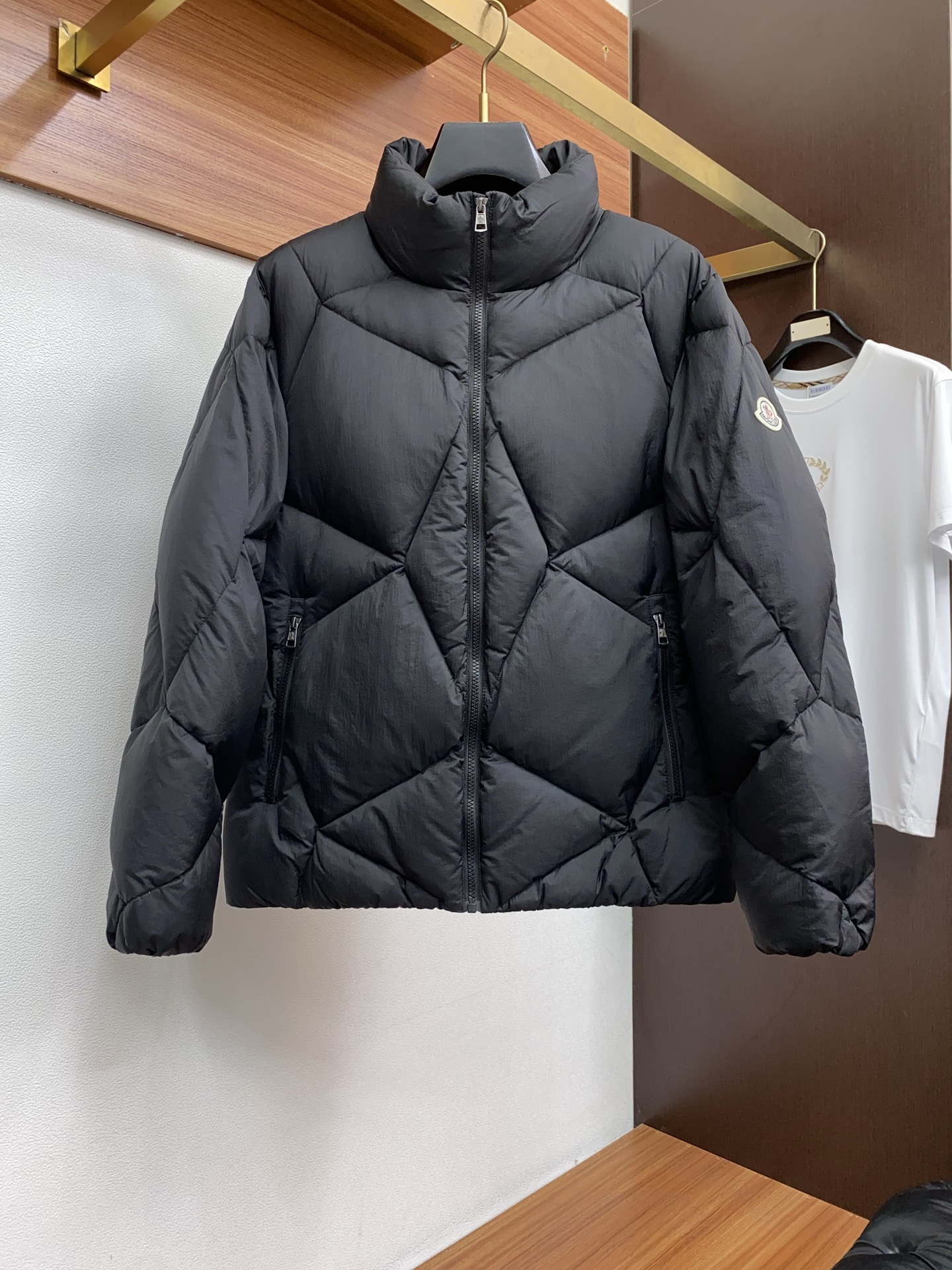 Moncler Male Down Jacket White Duck Down Hooded M-l-xl