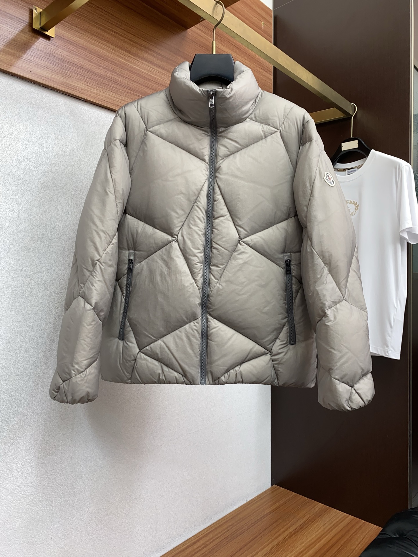 Moncler Male Down Jacket White Duck Down Hooded M-l-xl