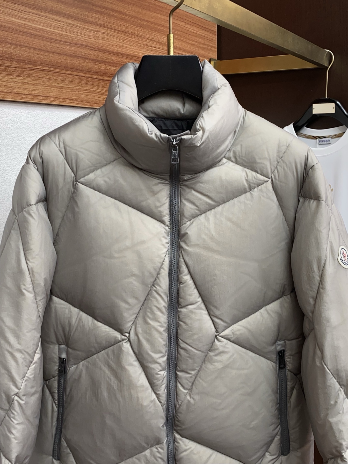 Moncler Male Down Jacket White Duck Down Hooded M-l-xl