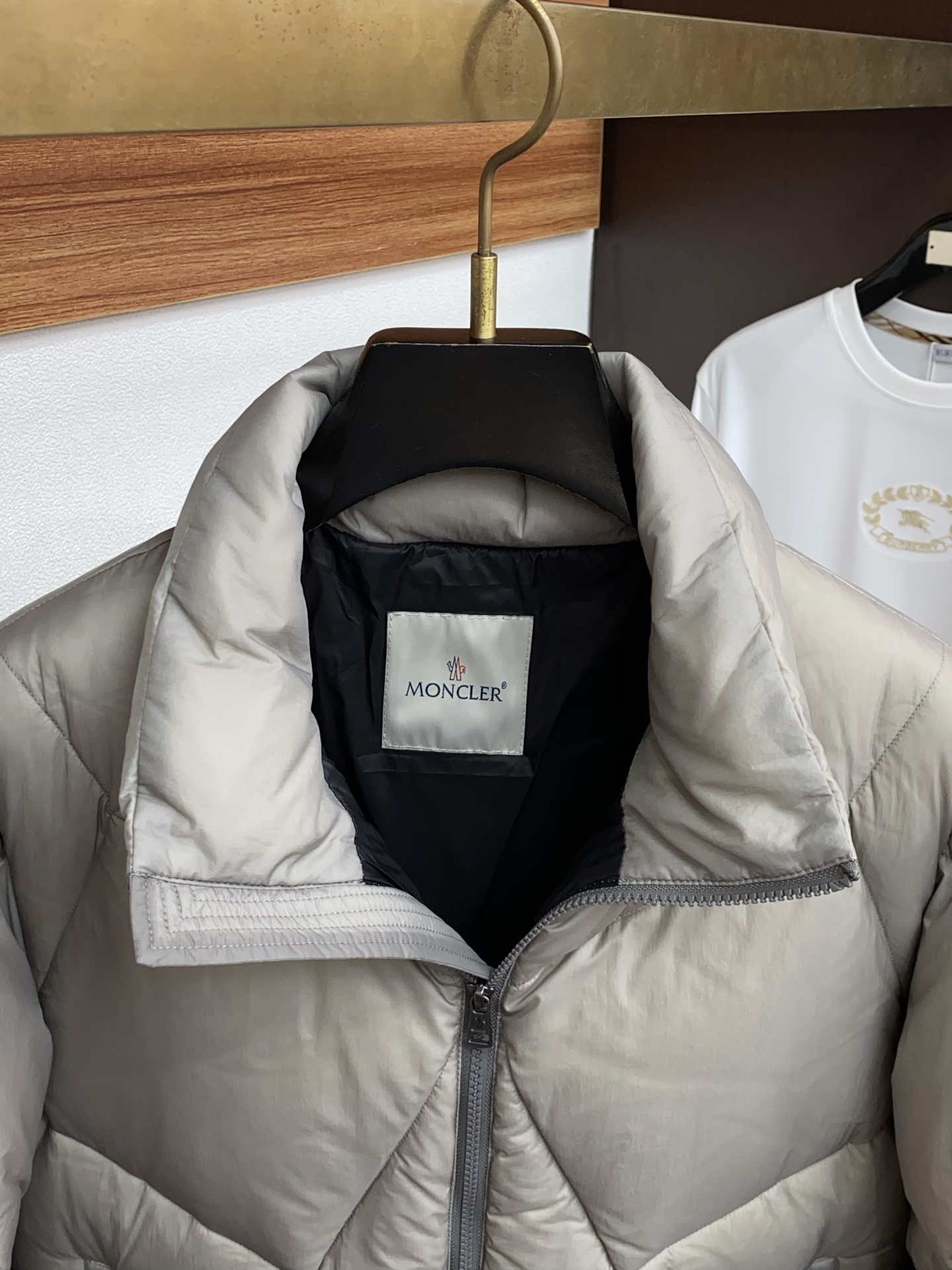 Moncler Male Down Jacket White Duck Down Hooded M-l-xl