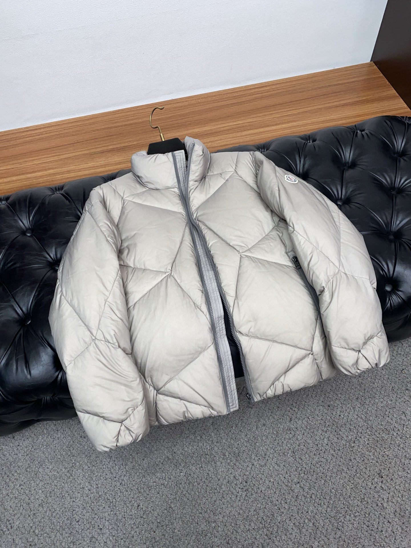 Moncler Male Down Jacket White Duck Down Hooded M-l-xl