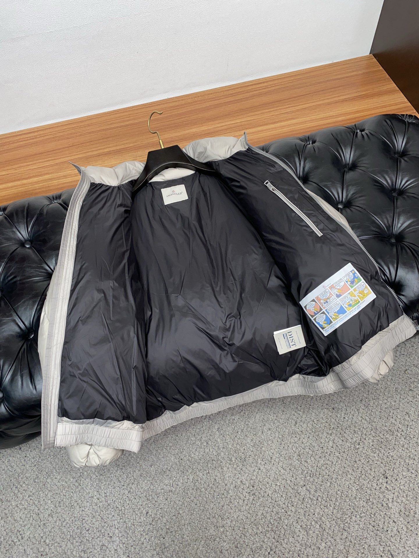 Moncler Male Down Jacket White Duck Down Hooded M-l-xl