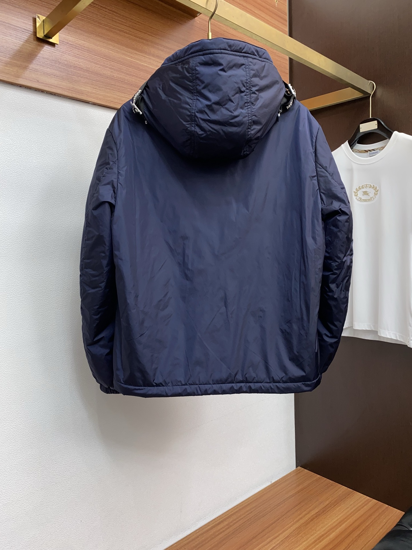 Moncler Male Down Jacket White Duck Down Hooded M-l-xl