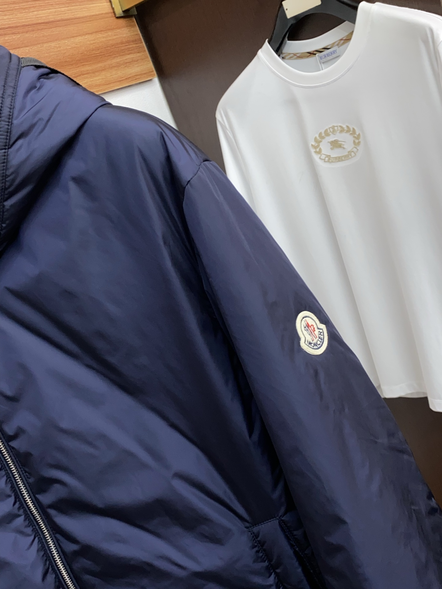 Moncler Male Down Jacket White Duck Down Hooded M-l-xl