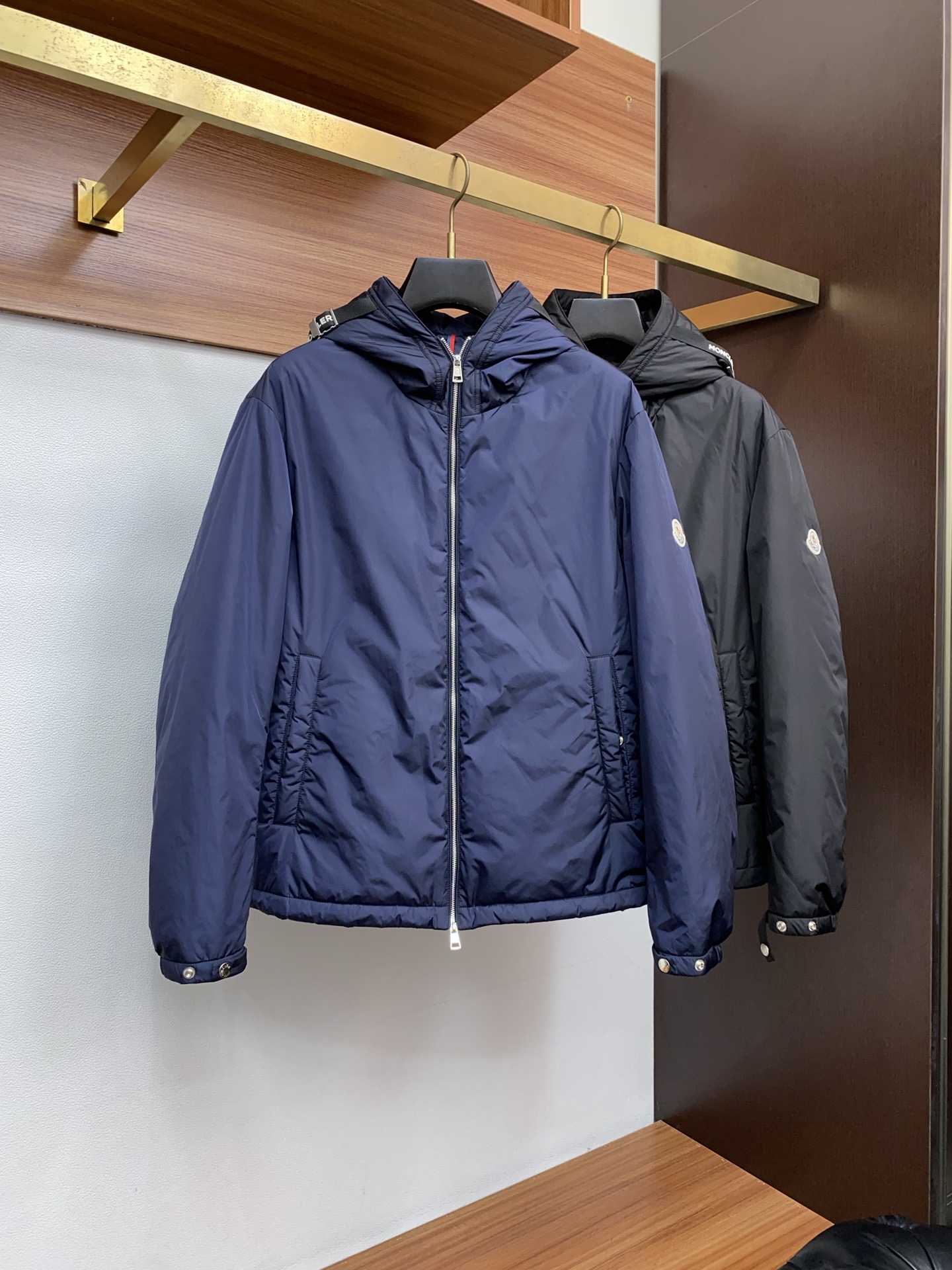 Moncler Male Down Jacket White Duck Down Hooded M-l-xl