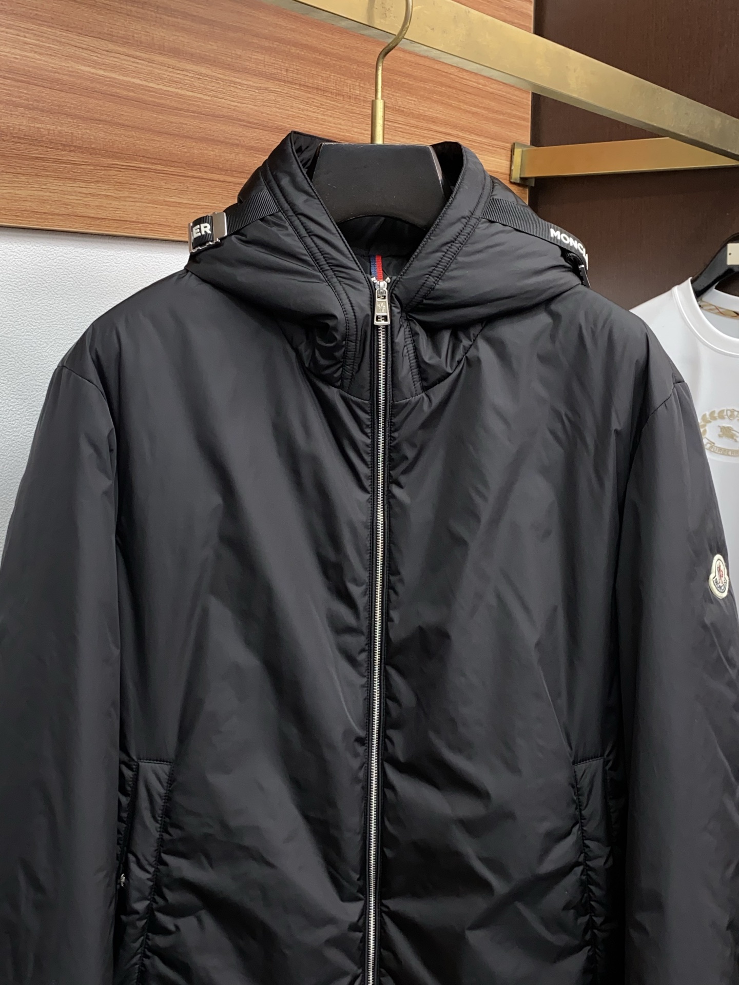 Moncler Male Down Jacket White Duck Down Hooded M-l-xl