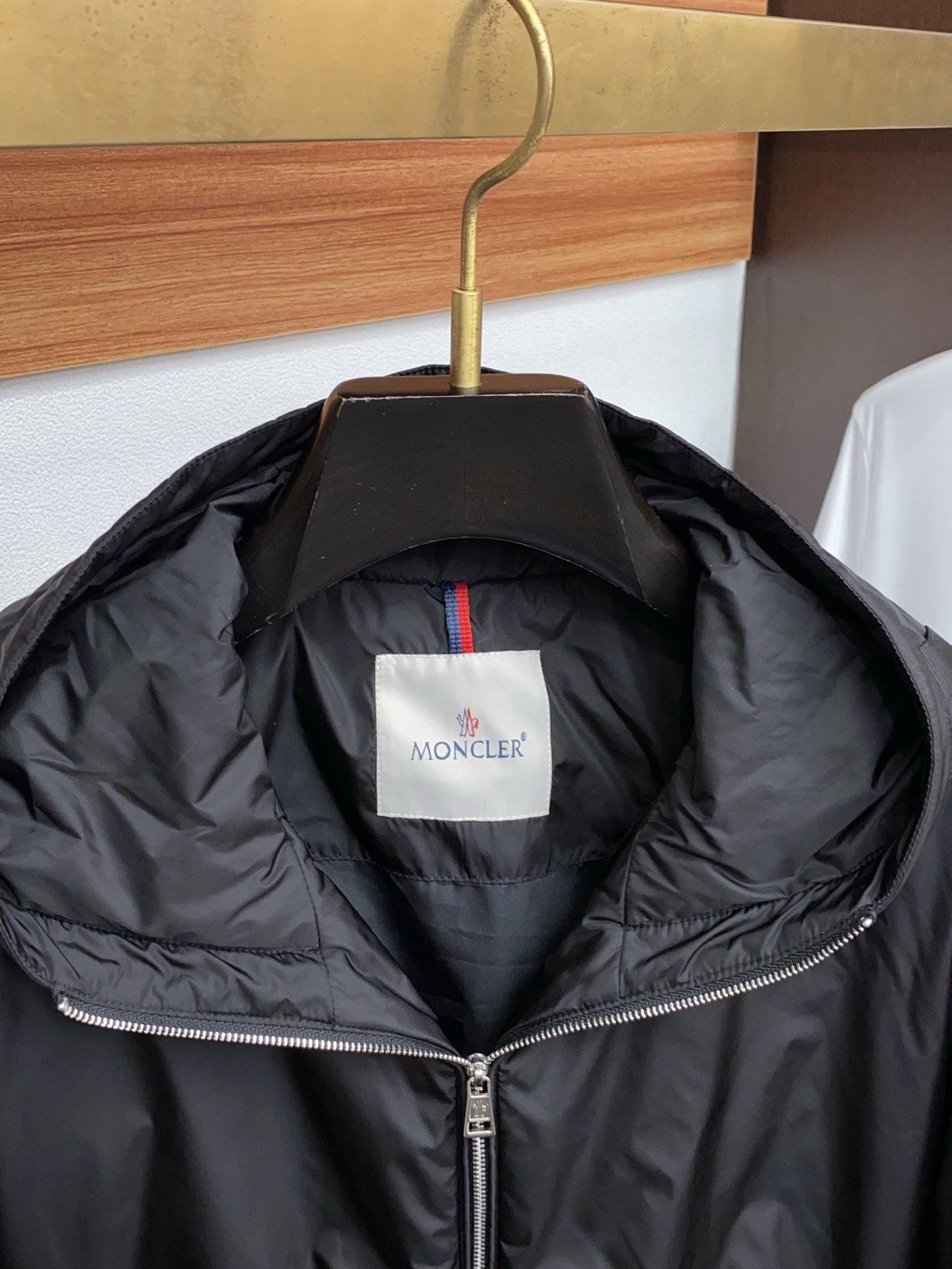 Moncler Male Down Jacket White Duck Down Hooded M-l-xl