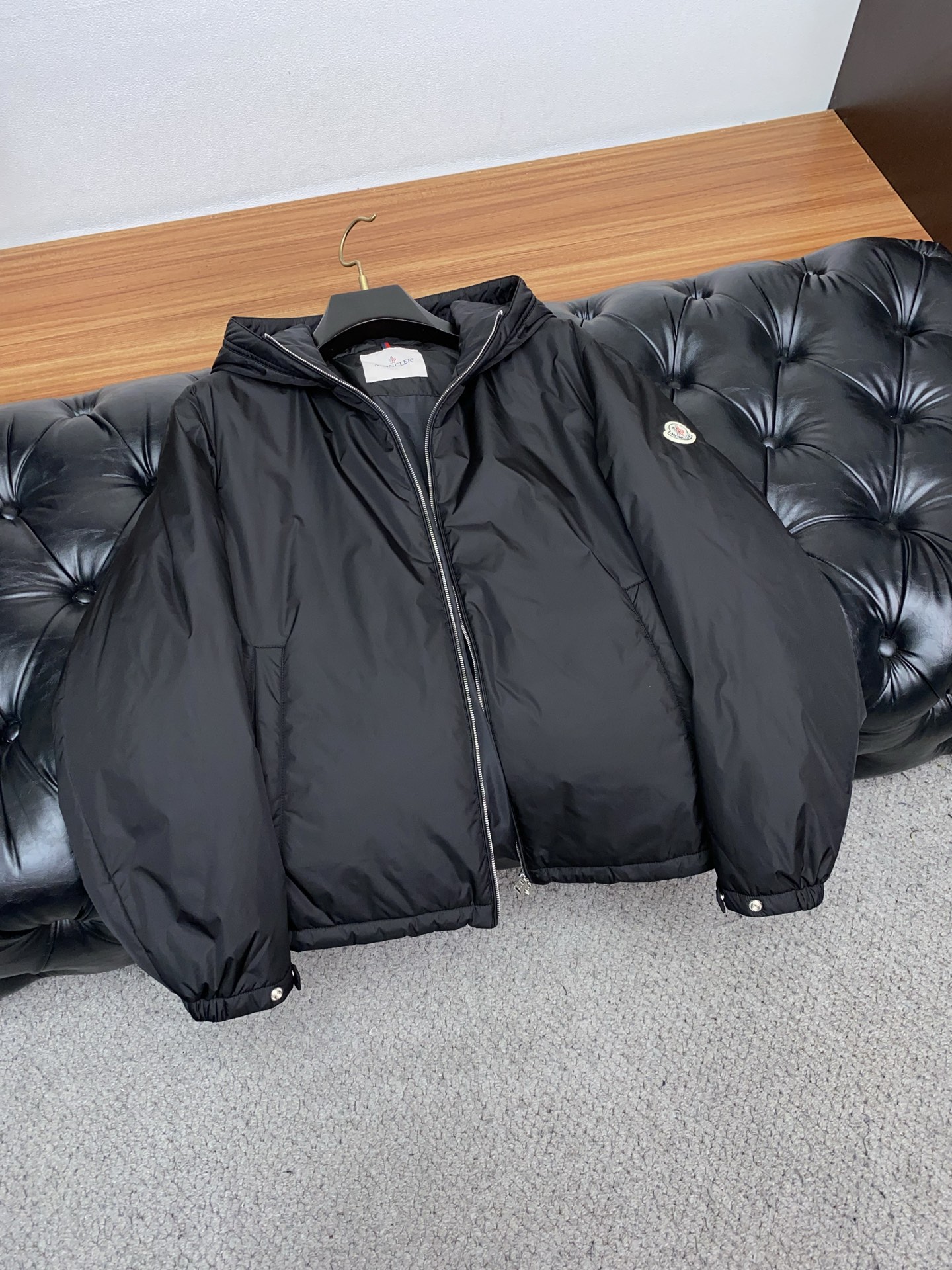 Moncler Male Down Jacket White Duck Down Hooded M-l-xl