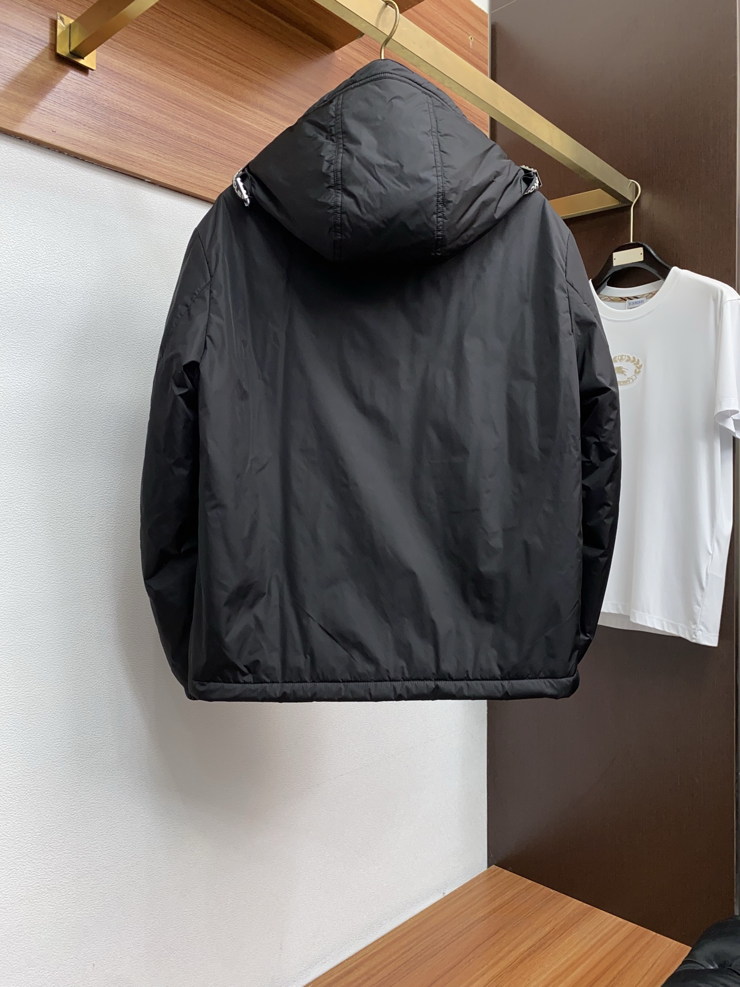 Moncler Male Down Jacket White Duck Down Hooded M-l-xl