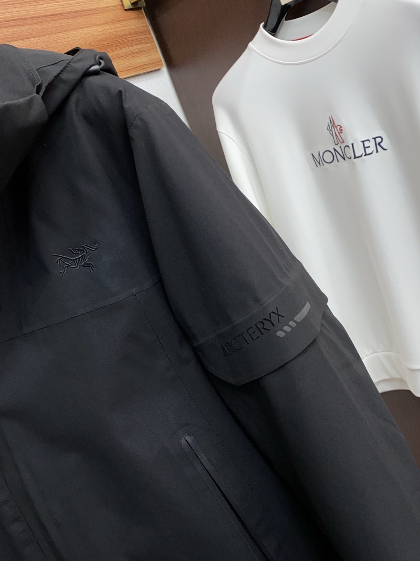 Arcteryx Male Down Jacket White Duck Down Hooded S-l-xl