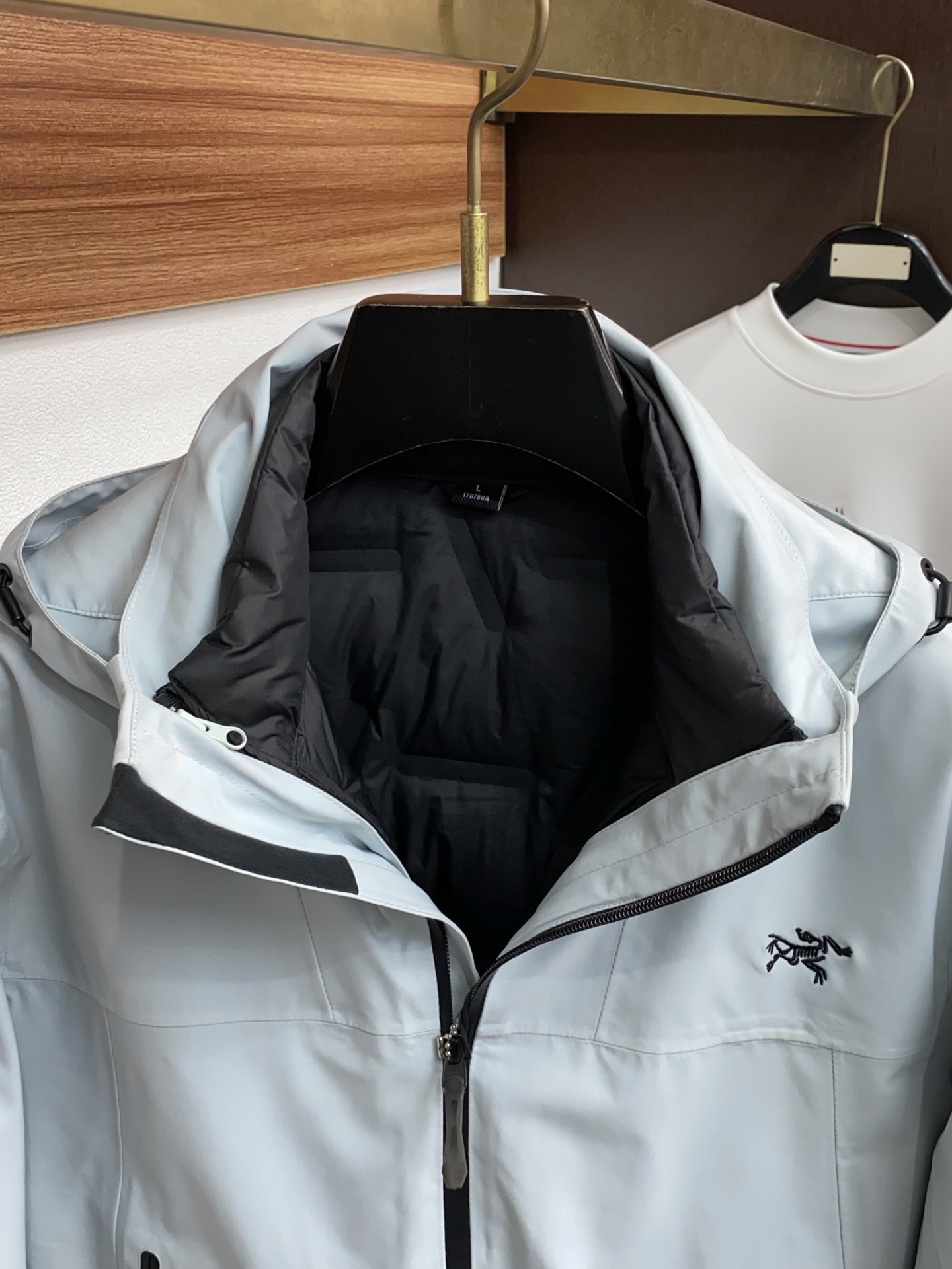 Arcteryx Male Down Jacket White Duck Down Hooded S-l-xl