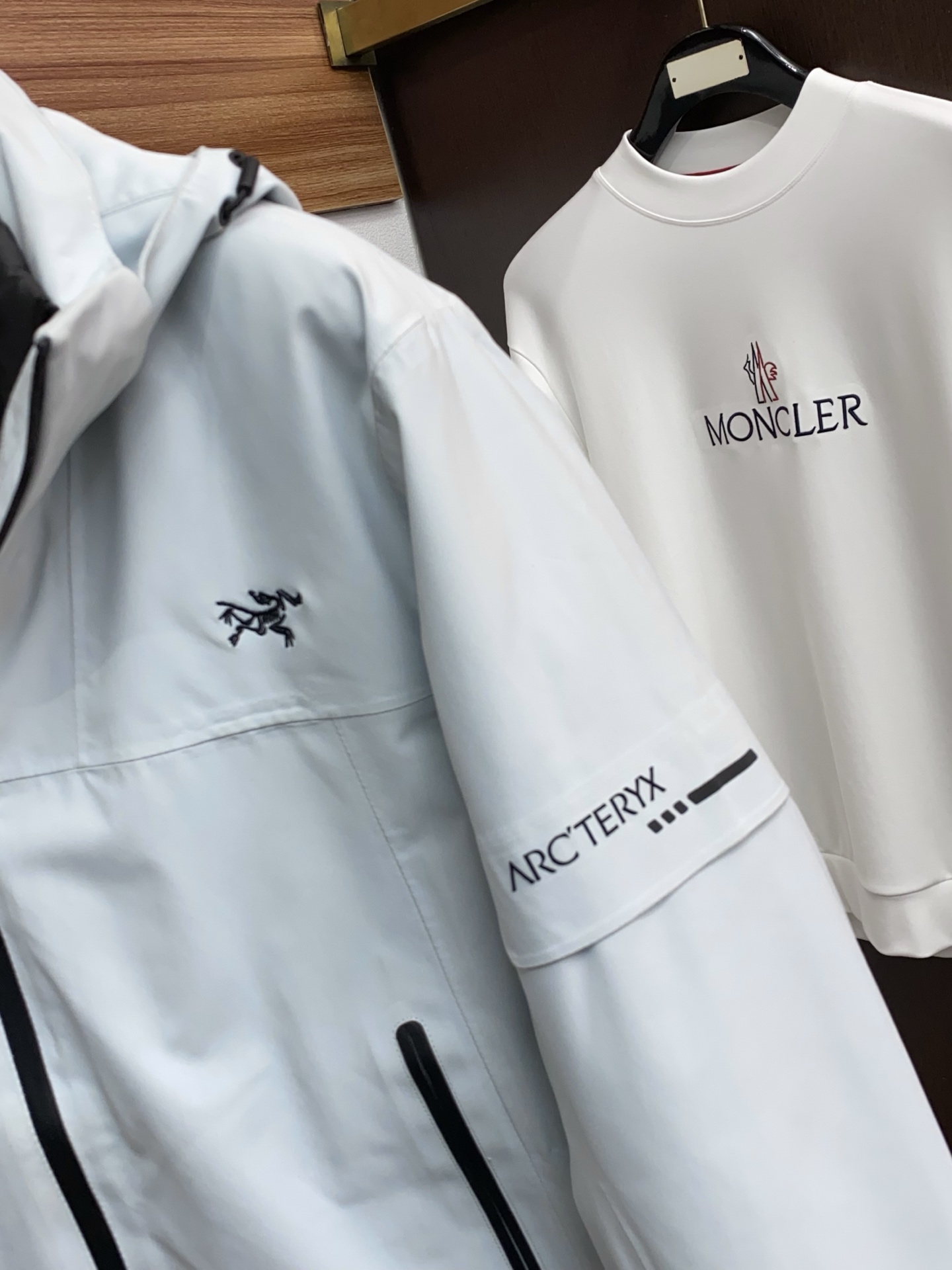 Arcteryx Male Down Jacket White Duck Down Hooded S-l-xl