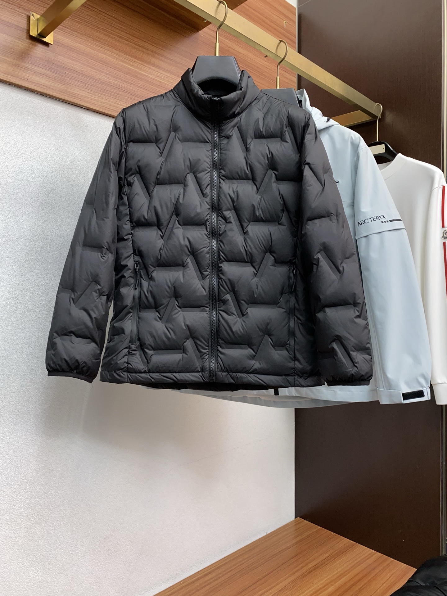 Arcteryx Male Down Jacket White Duck Down Hooded S-l-xl