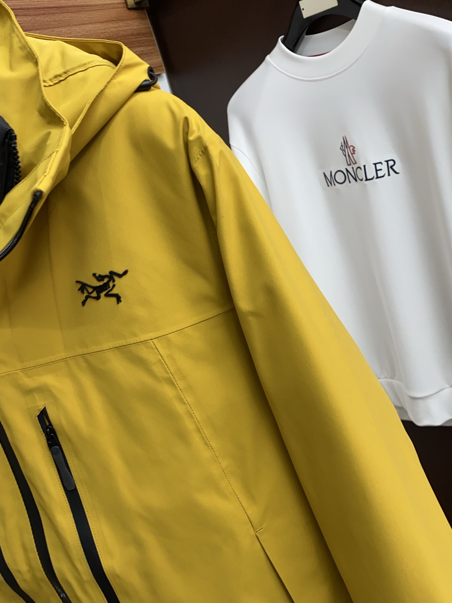 Arcteryx Male Down Jacket White Duck Down Hooded S-l-xl