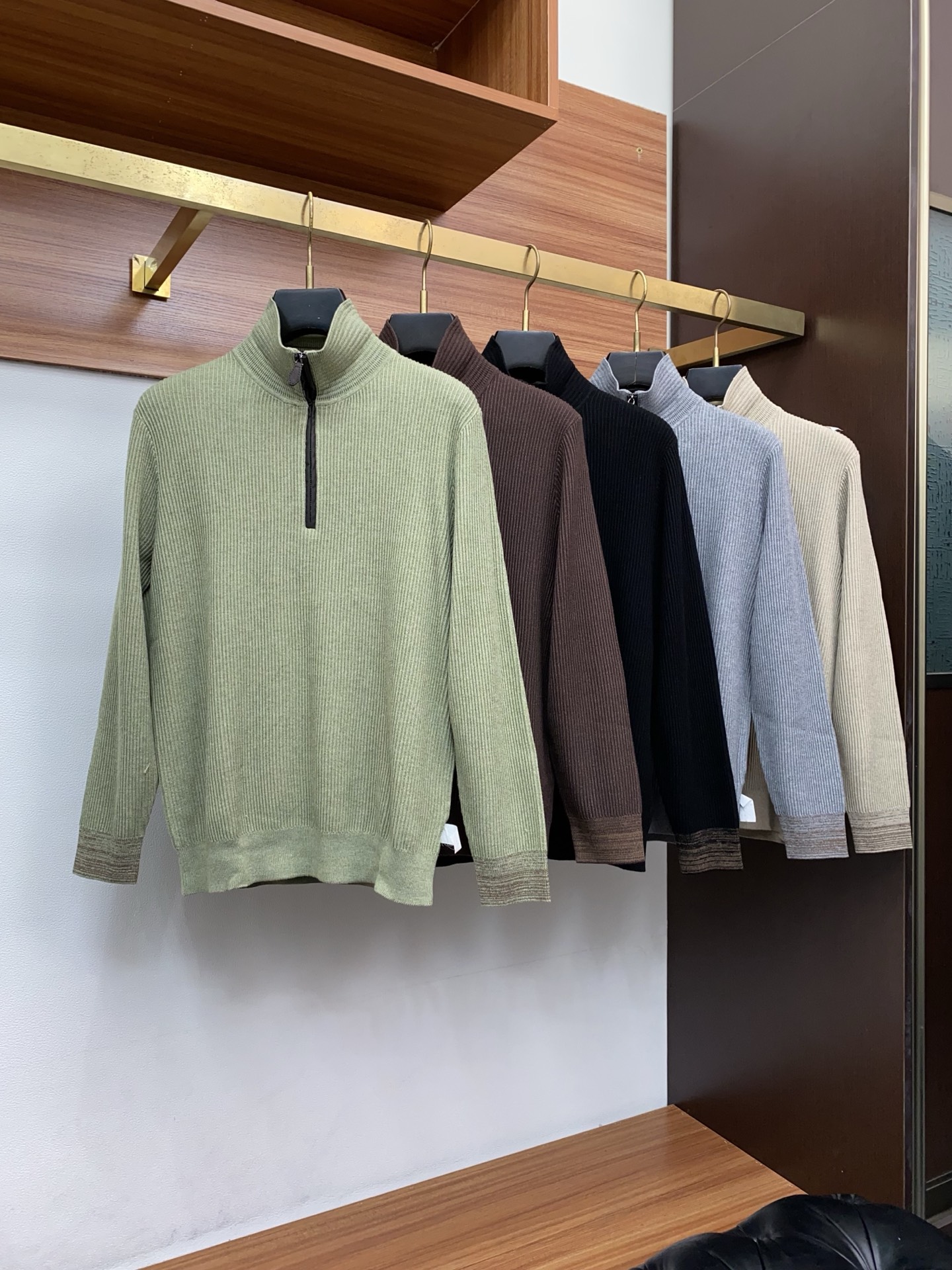 Loro Piana Male Basic Clothing Wool L