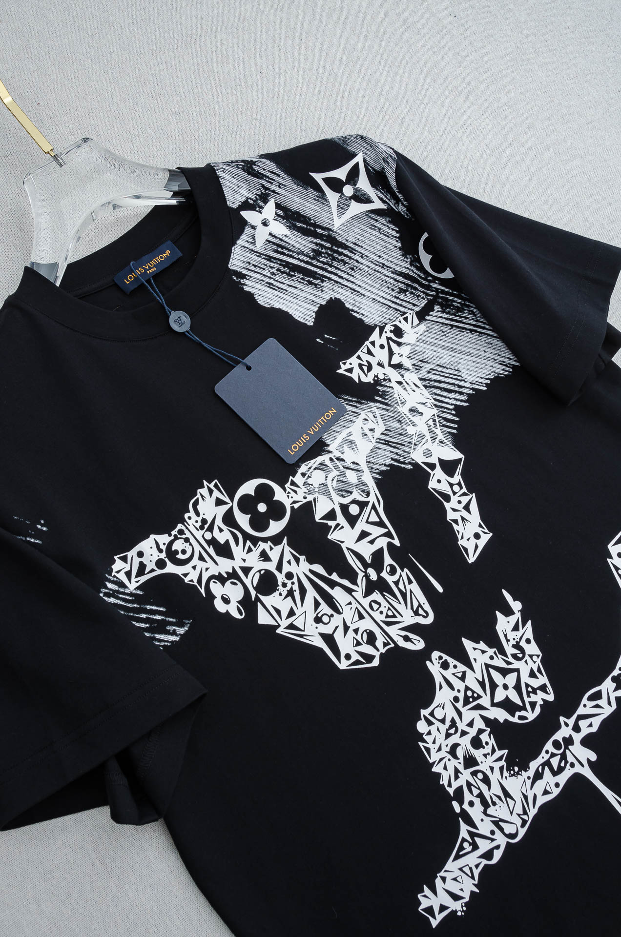 Louis Vuitton Male Basic Clothing Cotton Slim Fit S-l-xl