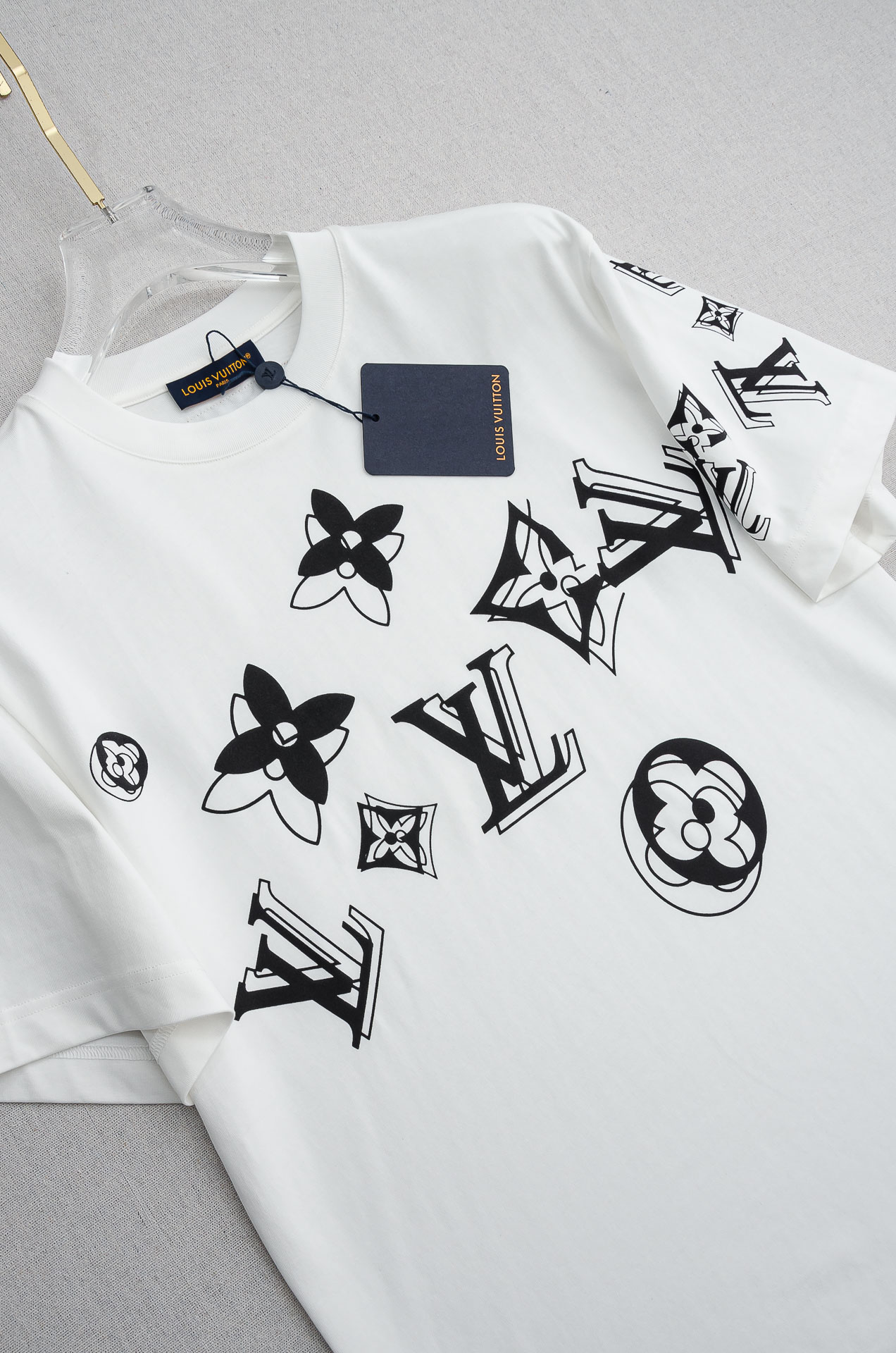 Louis Vuitton Male Basic Clothing Cotton Slim Fit S-l-xl