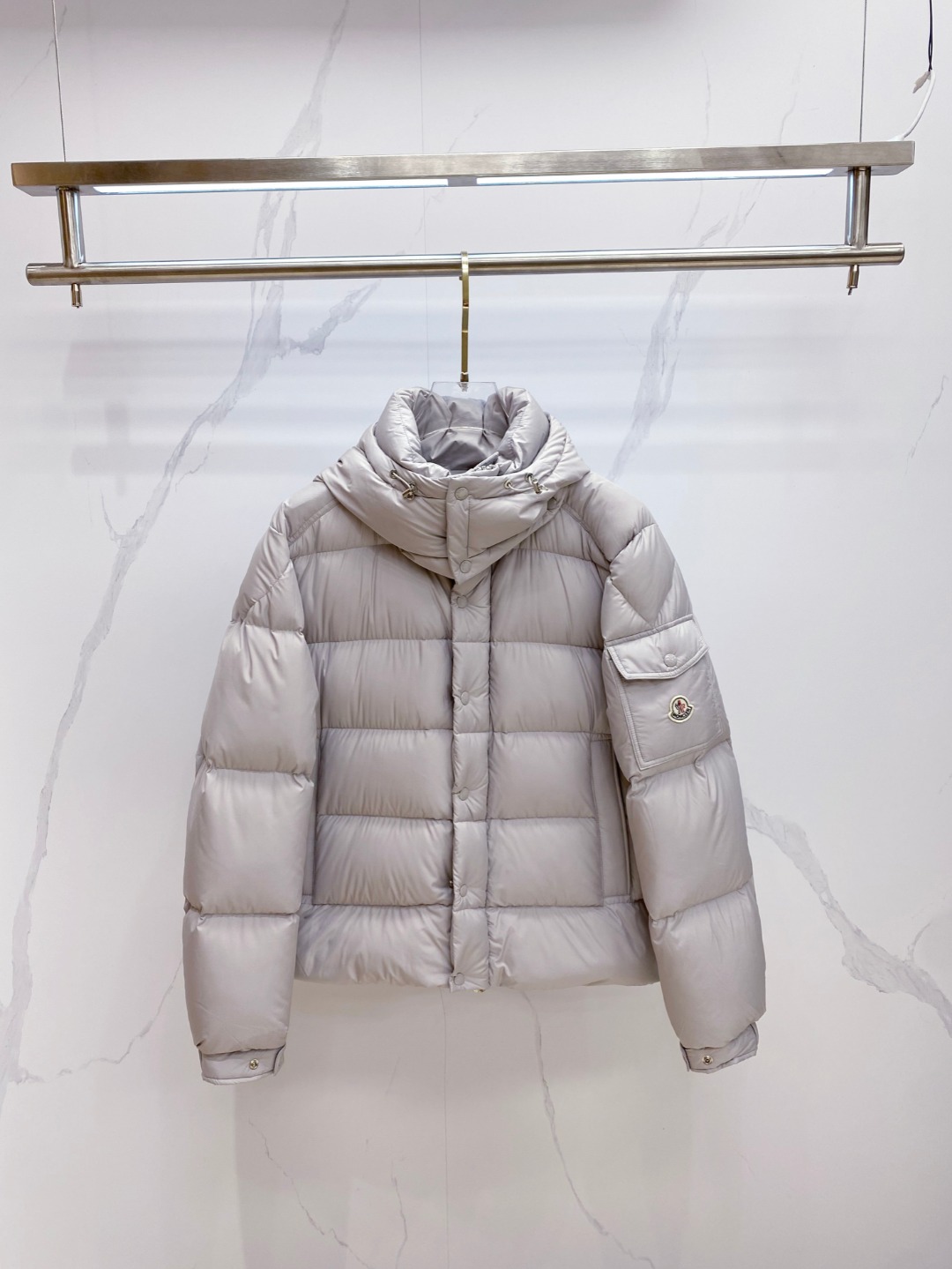 Moncler Down Jacket Polyester Black S-m-l