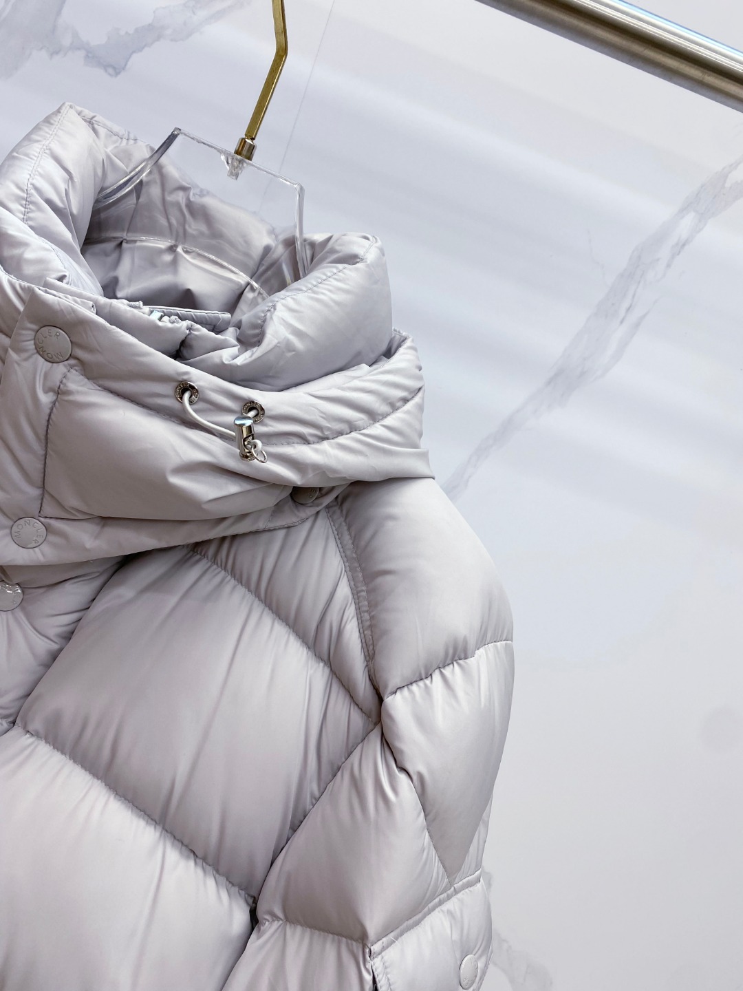 Moncler Down Jacket Polyester Black S-m-l