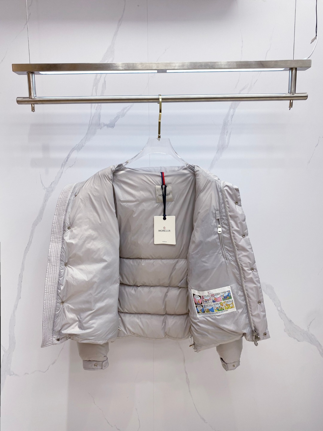 Moncler Down Jacket Polyester Black S-m-l