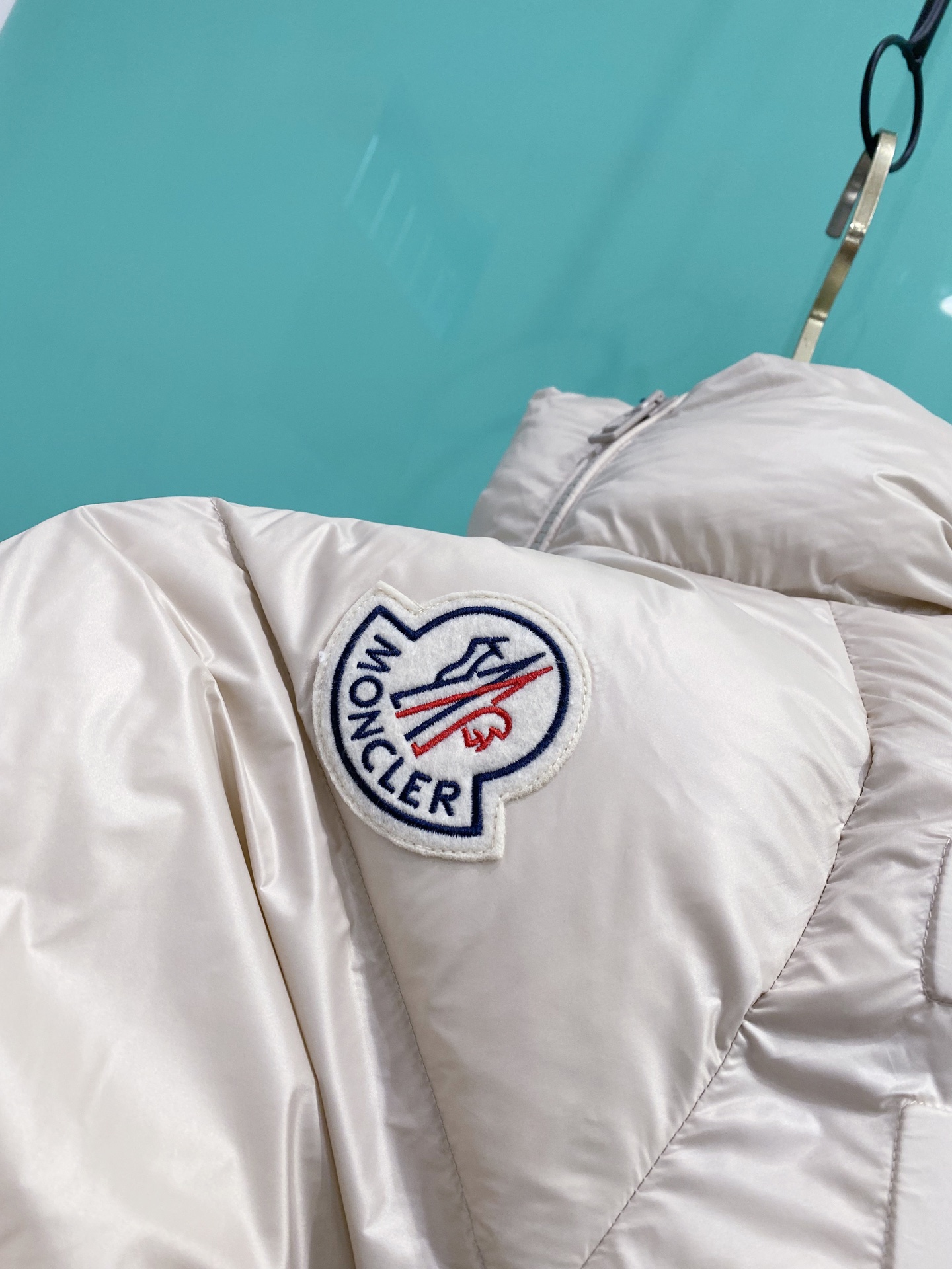 Moncler Couple Down Jacket Goose Down Black Loose Fit M-l