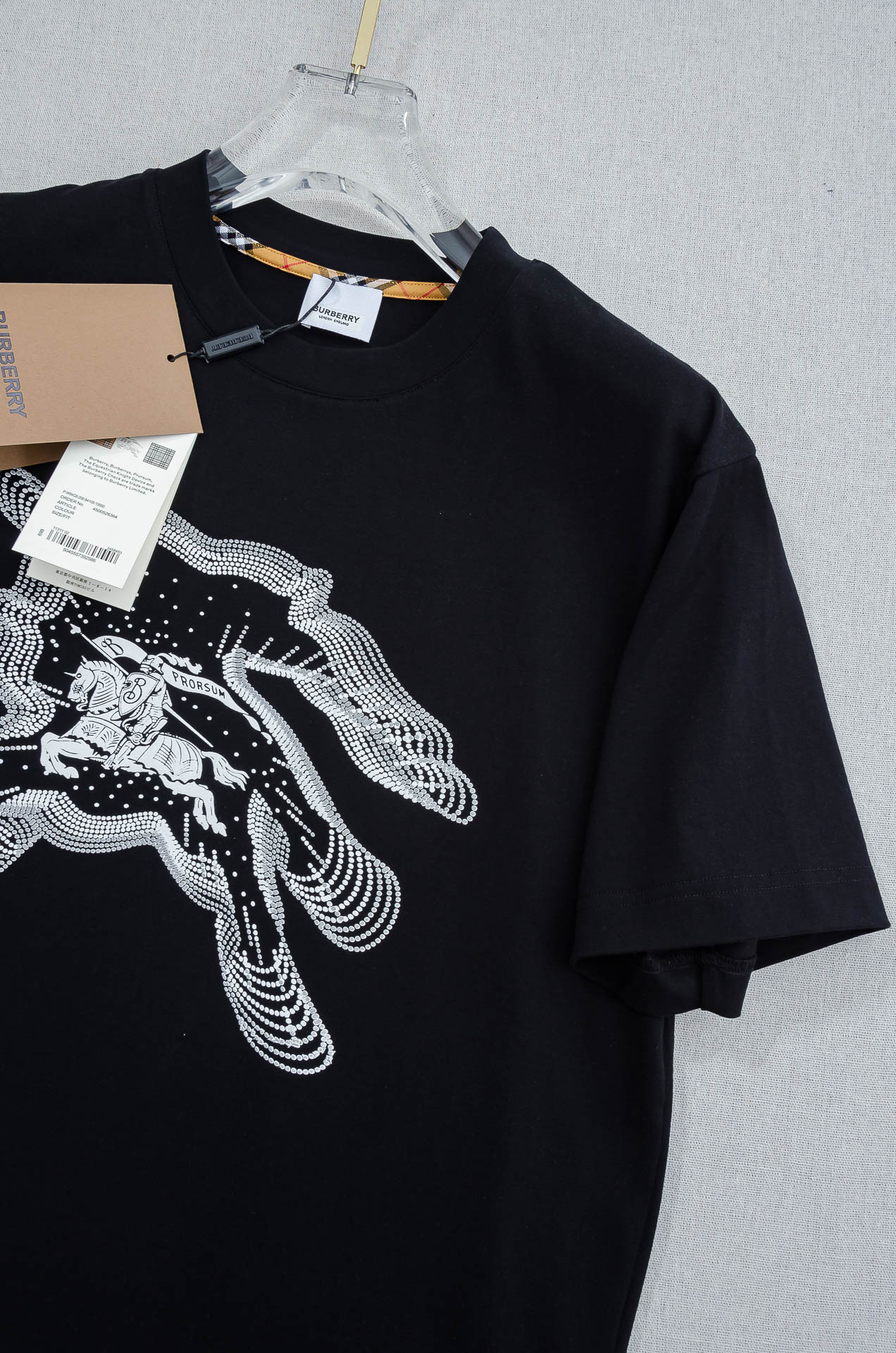 Burberry Male Basic Clothing Cotton Printed S-xl