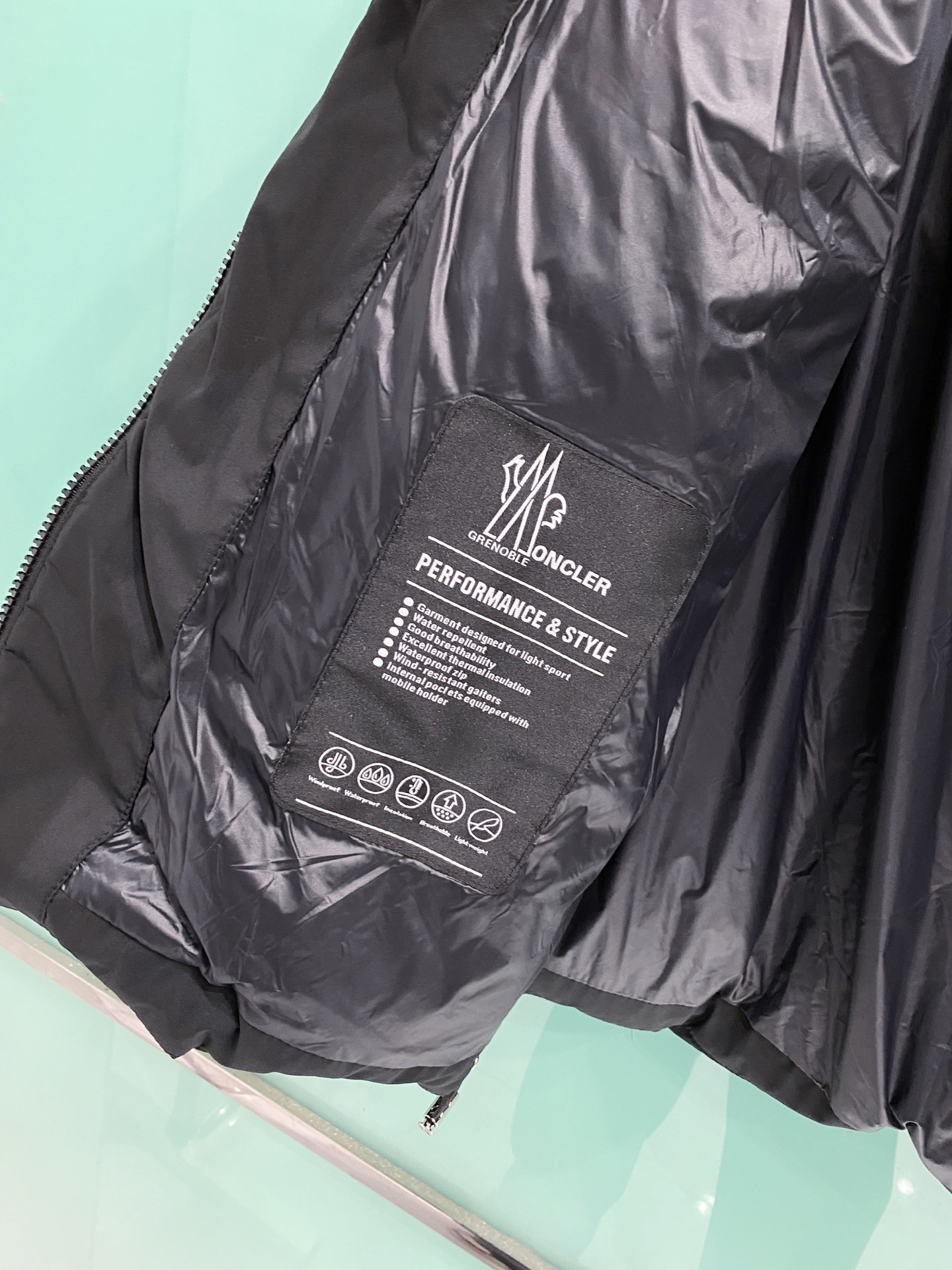 Moncler Male Down Jacket White Duck Down Black S-m-l