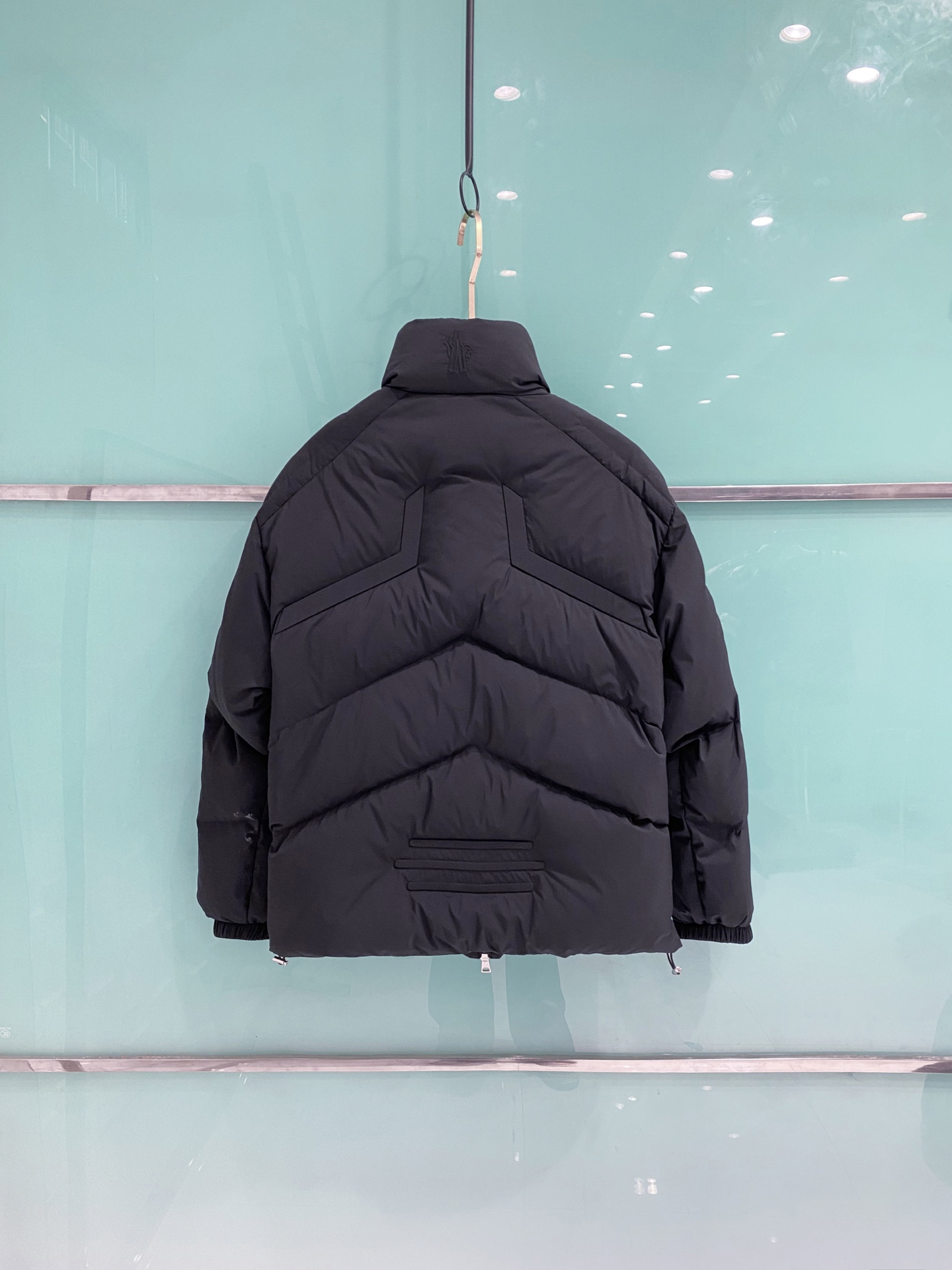 Moncler Male Down Jacket White Duck Down Black S-m-l