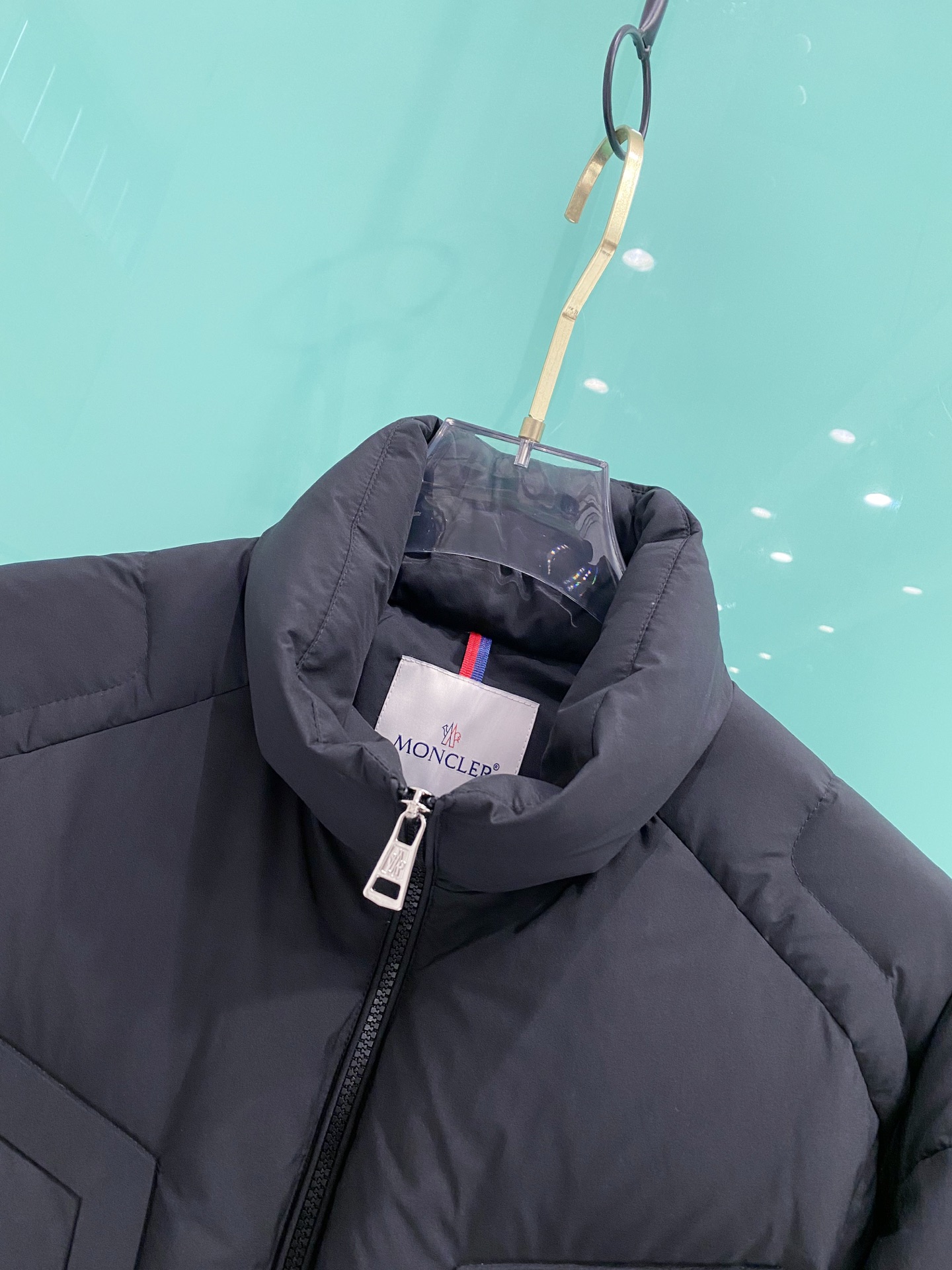Moncler Male Down Jacket White Duck Down Black S-m-l
