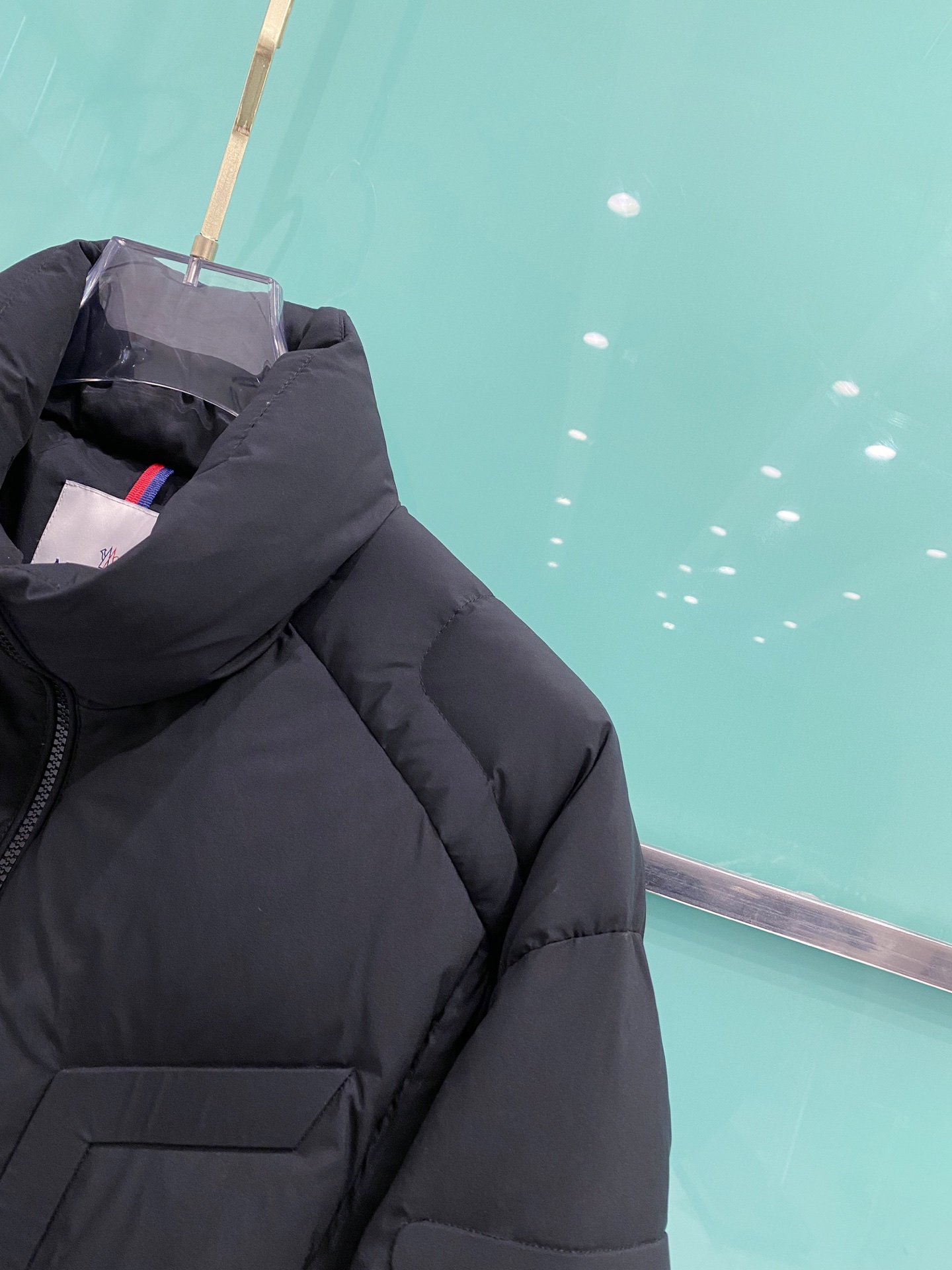 Moncler Male Down Jacket White Duck Down Black S-m-l