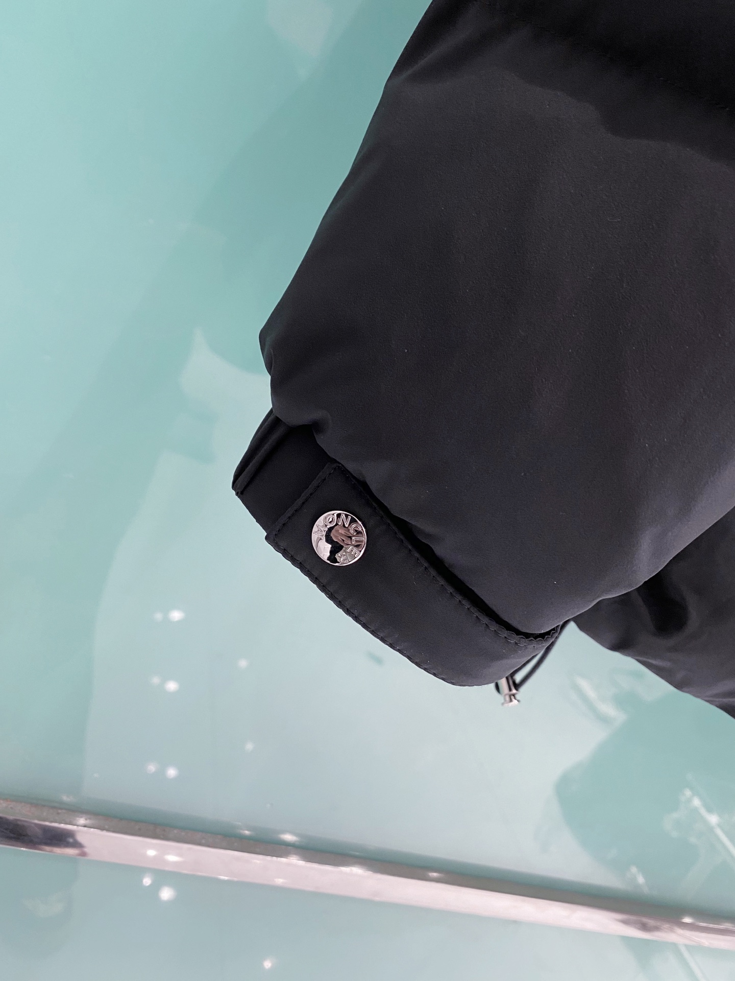 Moncler Male Down Jacket White Duck Down Black S-m-l