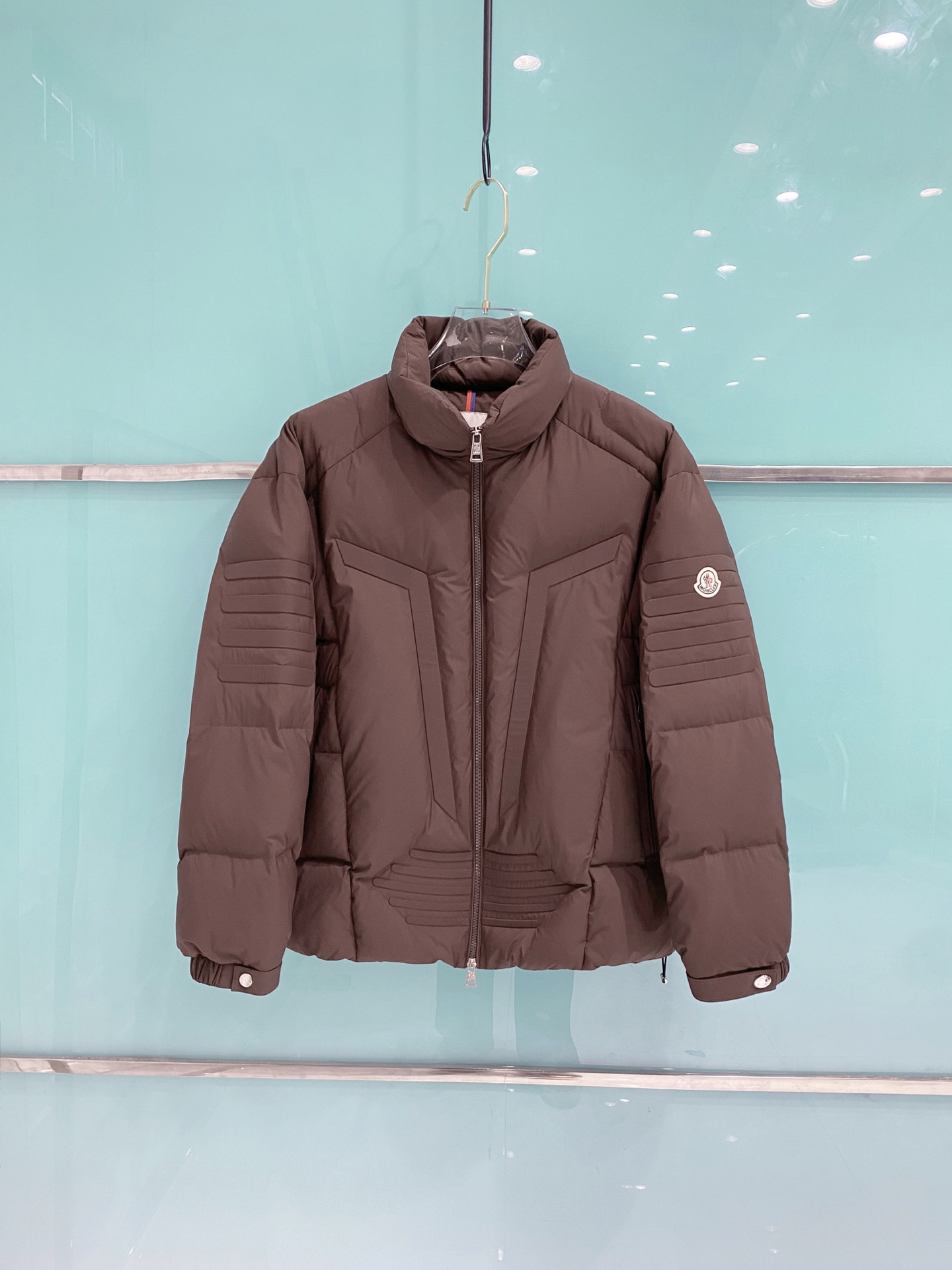 Moncler Male Down Jacket White Duck Down Black S-m-l