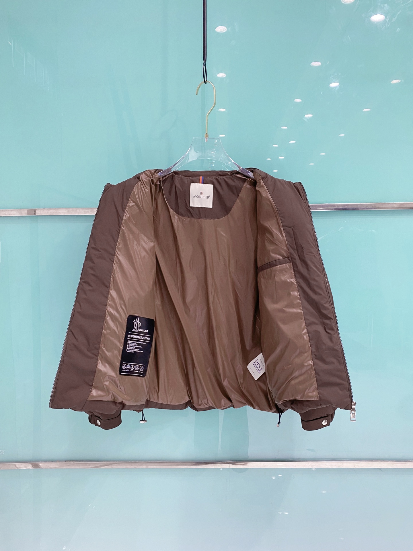 Moncler Male Down Jacket White Duck Down Black S-m-l