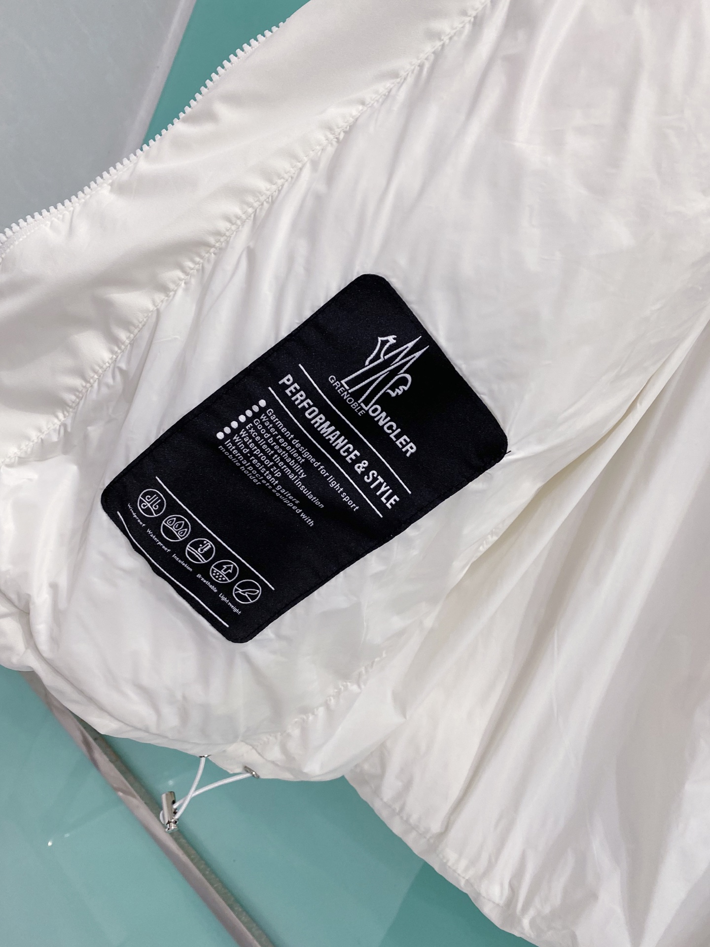 Moncler Male Down Jacket White Duck Down Black S-m-l