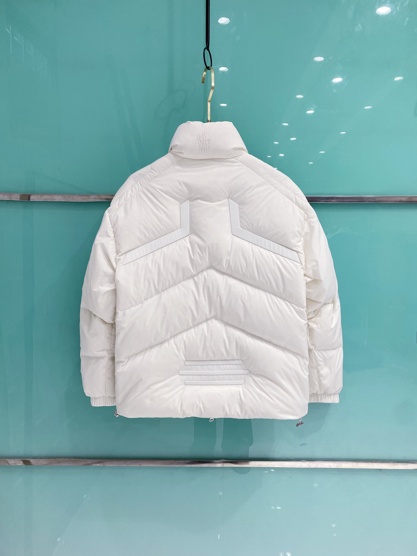 Moncler Male Down Jacket White Duck Down Black S-m-l