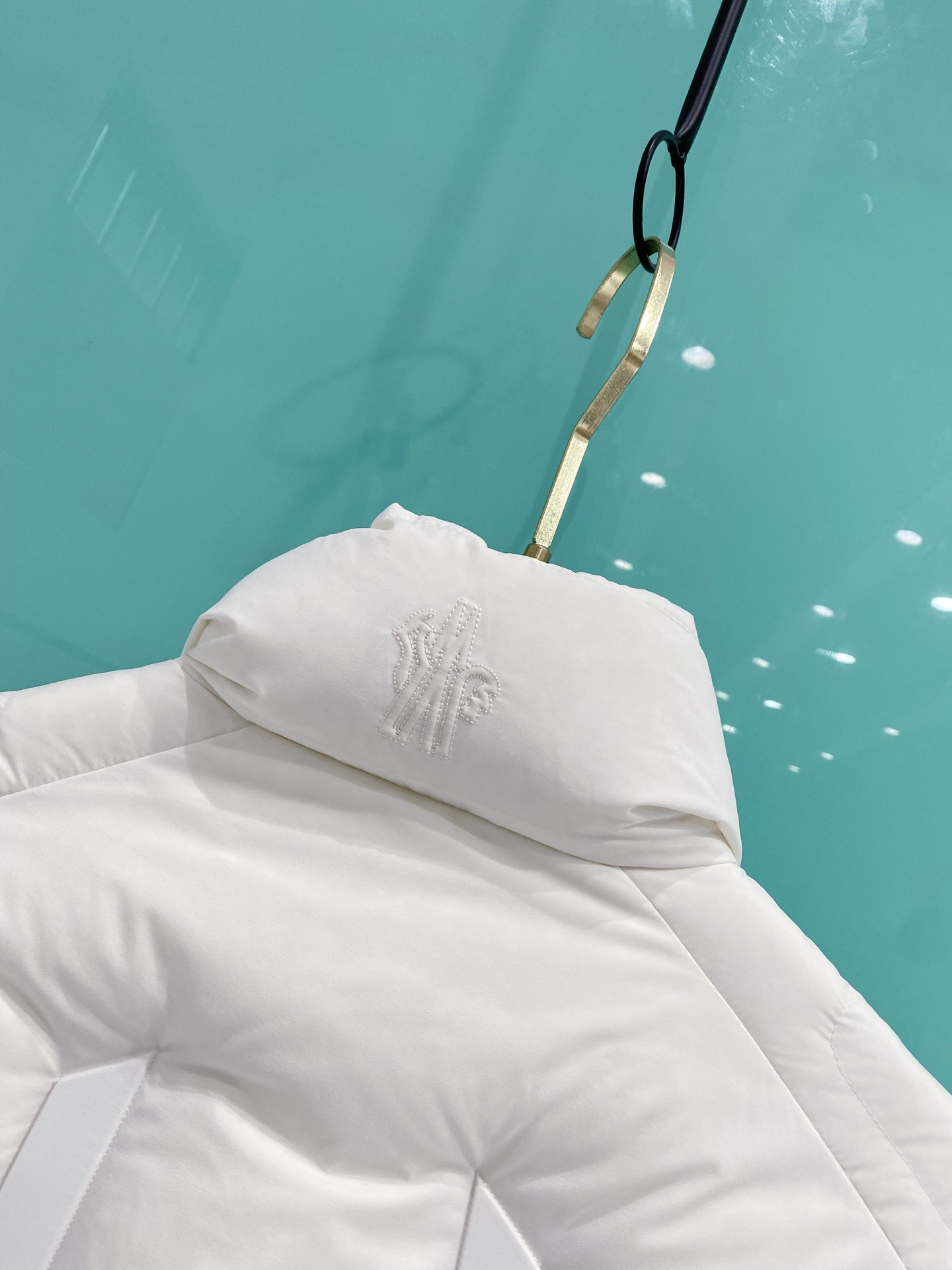 Moncler Male Down Jacket White Duck Down Black S-m-l