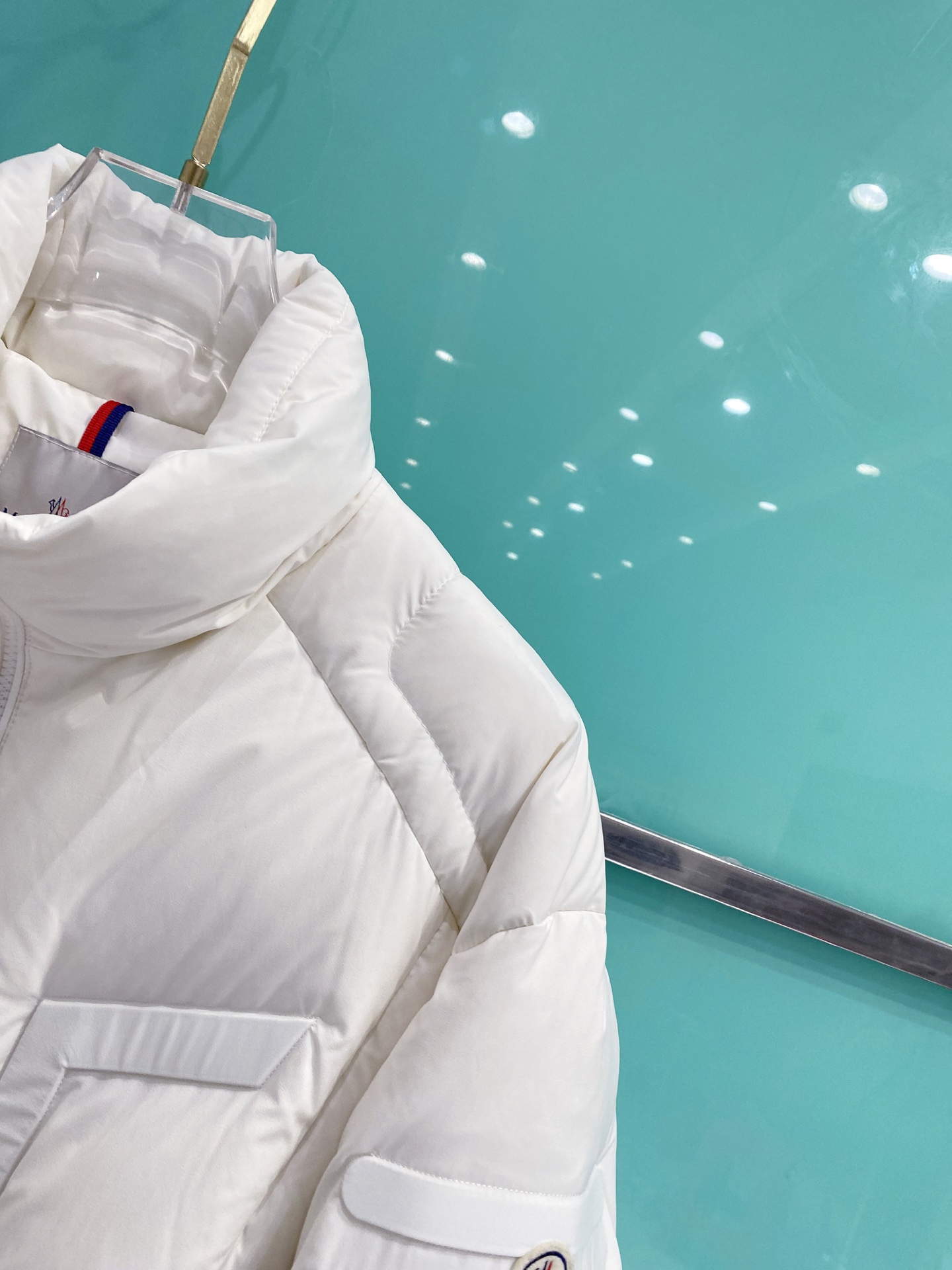 Moncler Male Down Jacket White Duck Down Black S-m-l