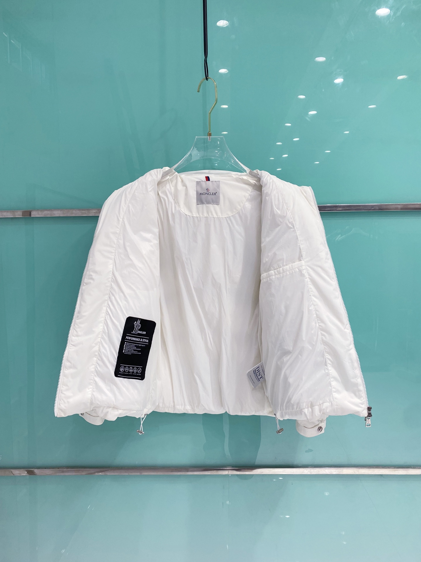 Moncler Male Down Jacket White Duck Down Black S-m-l