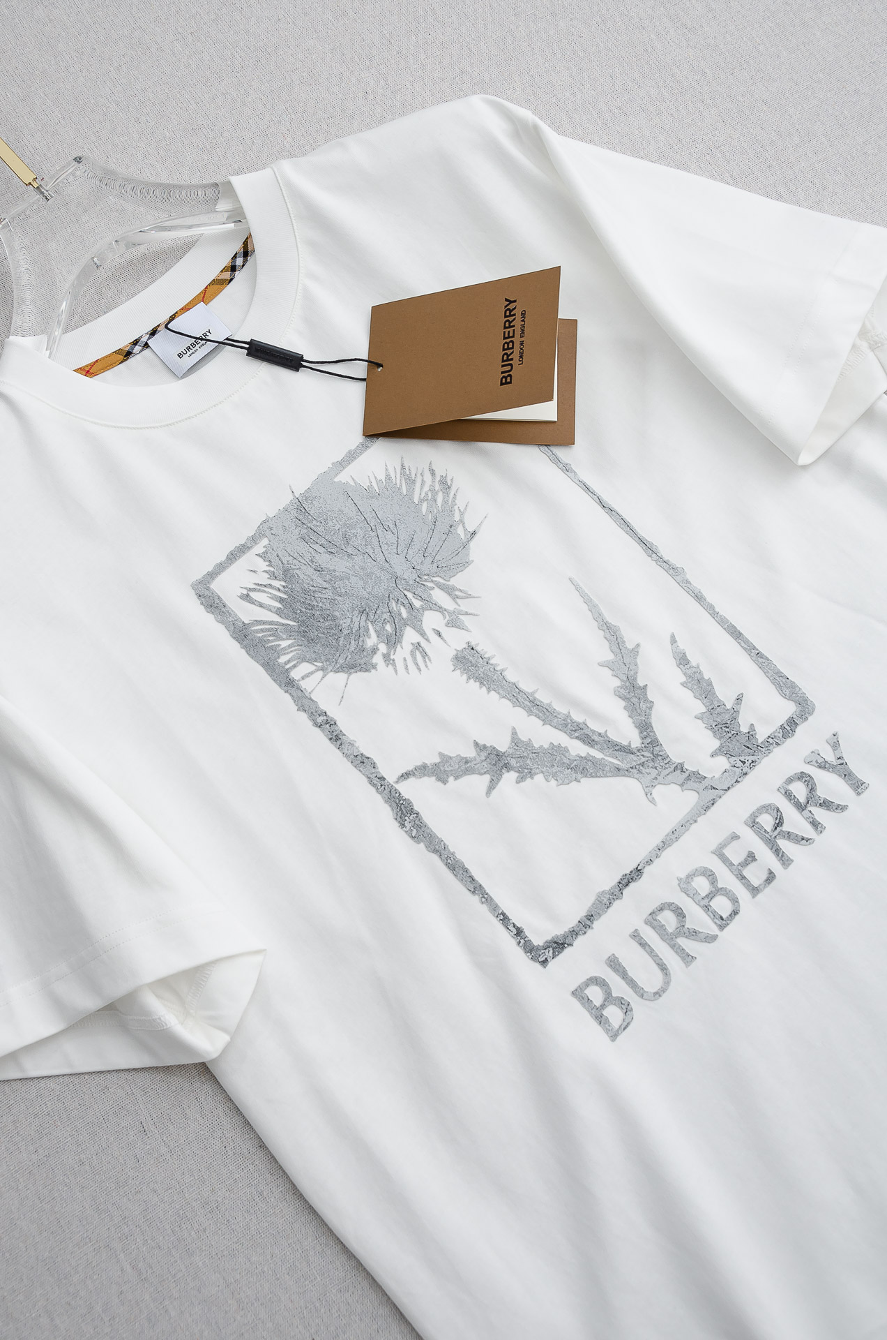 Burberry Male Basic Clothing Cotton Printed S-xl